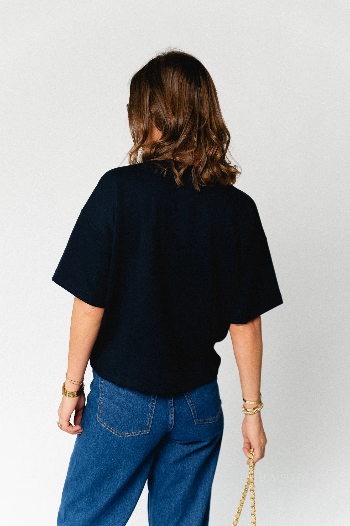 Taylor T-shirt navy - Image 4