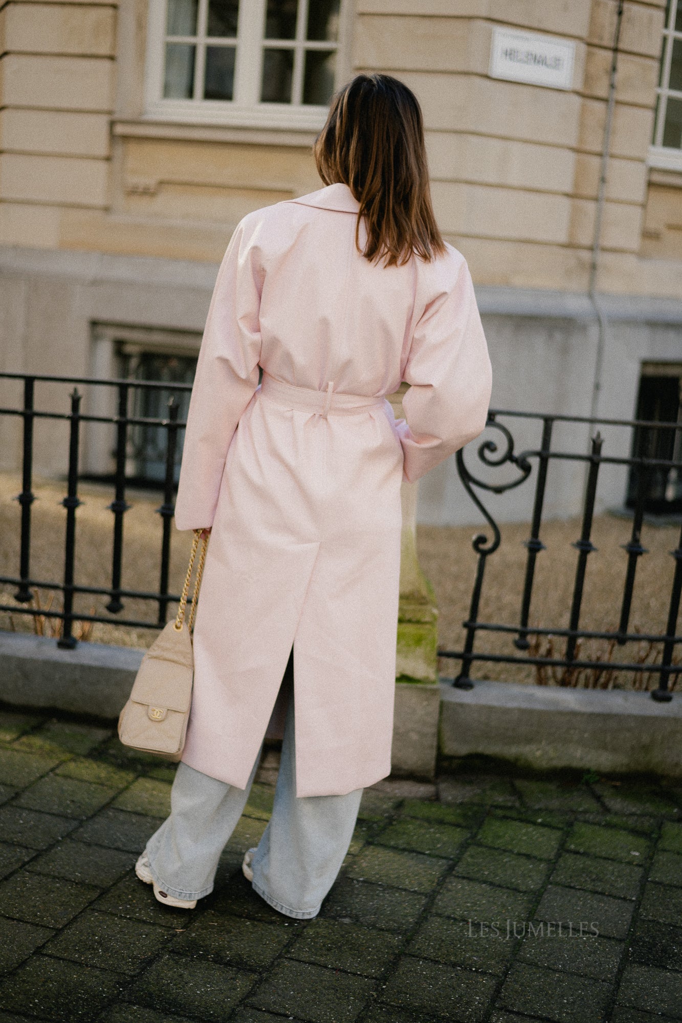 Thalia trenchcoat baby pink - Image 11