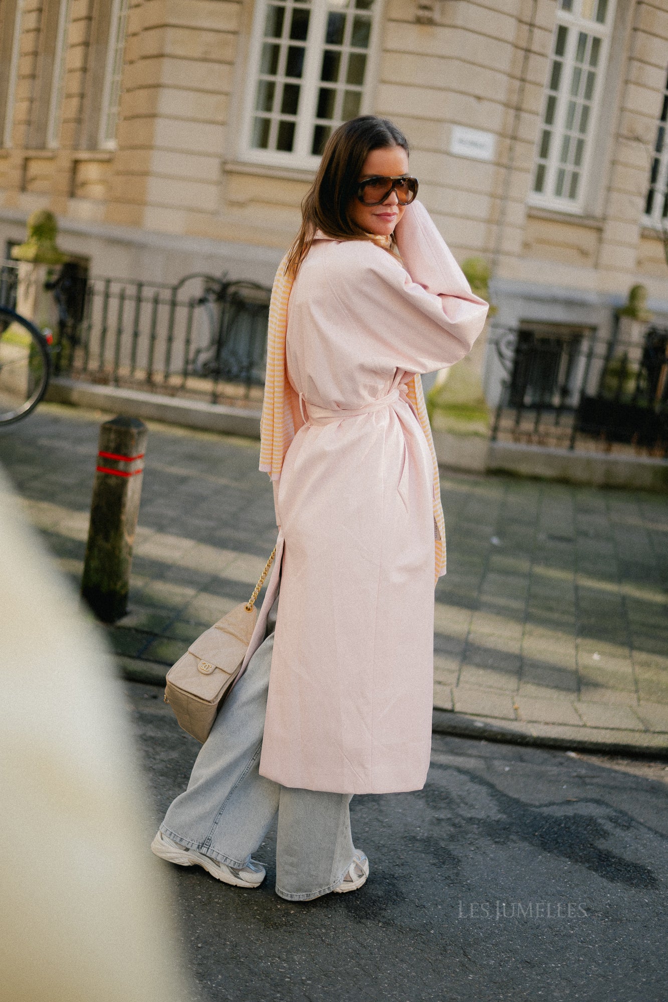 Thalia trenchcoat baby pink - Image 6