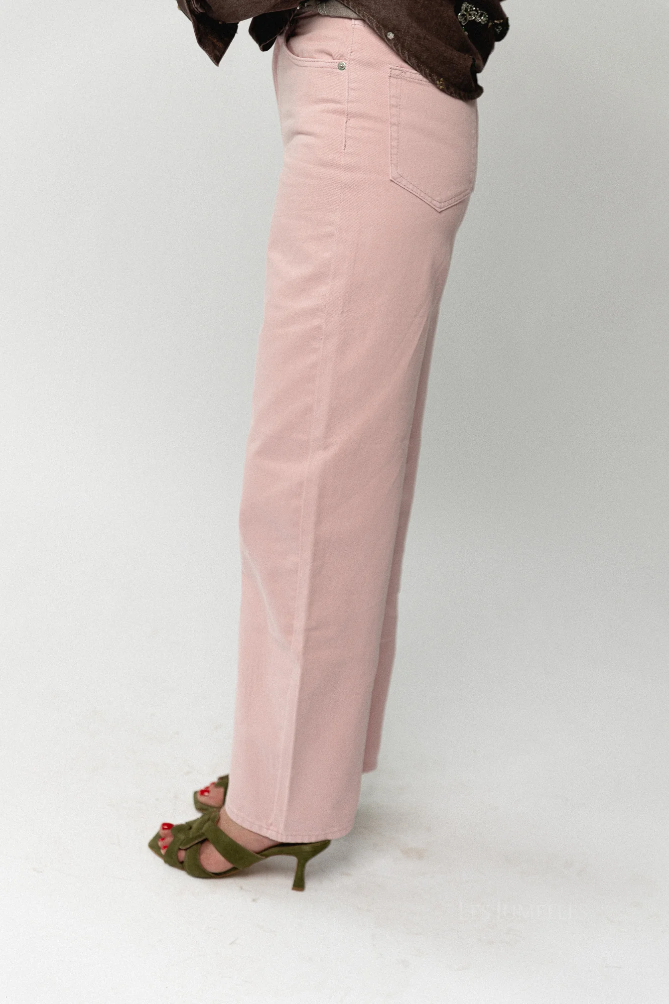 Theodora denim trousers cameo pink - Image 9