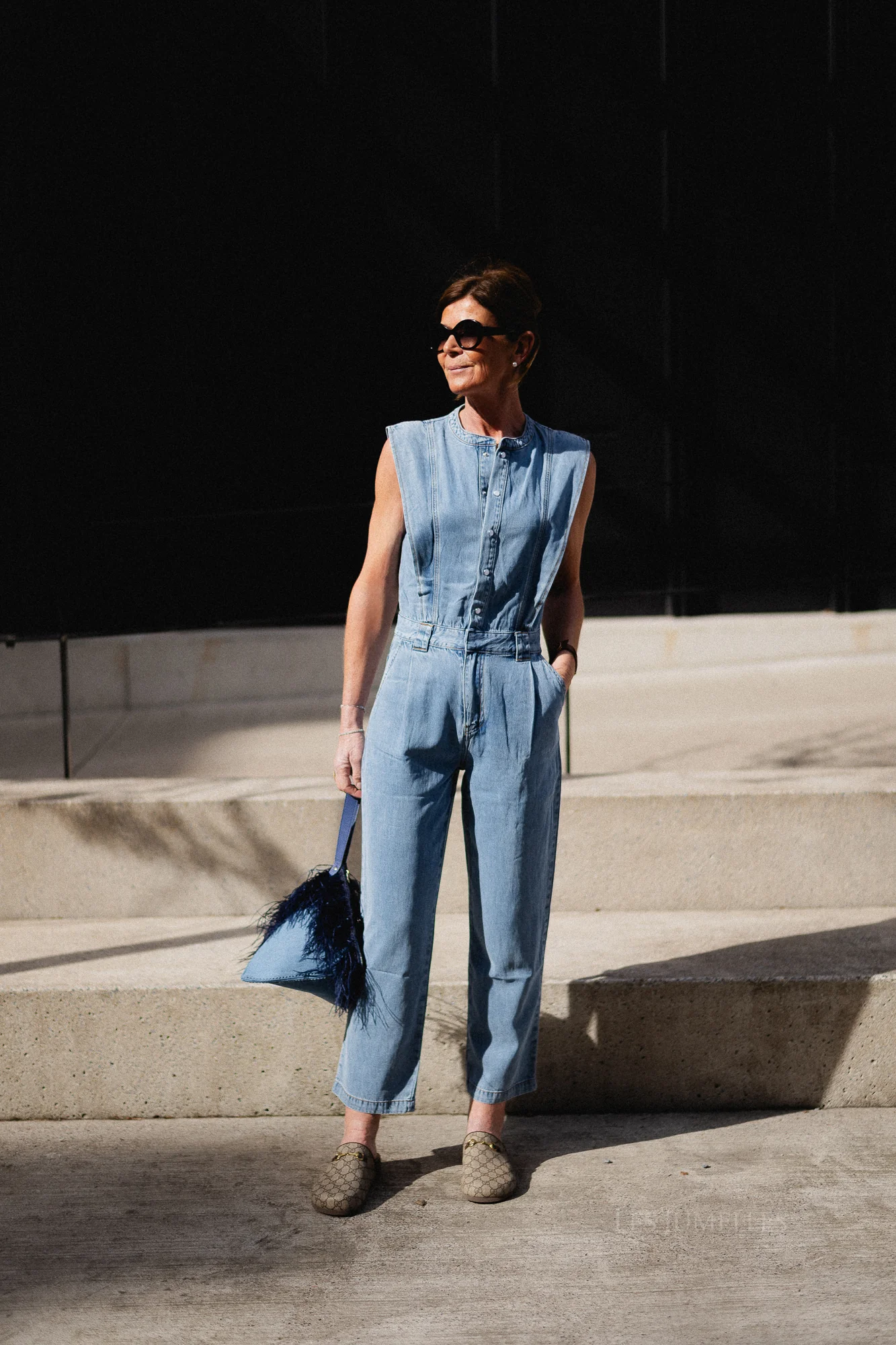 Tia jumpsuit light blue denim - Image 2