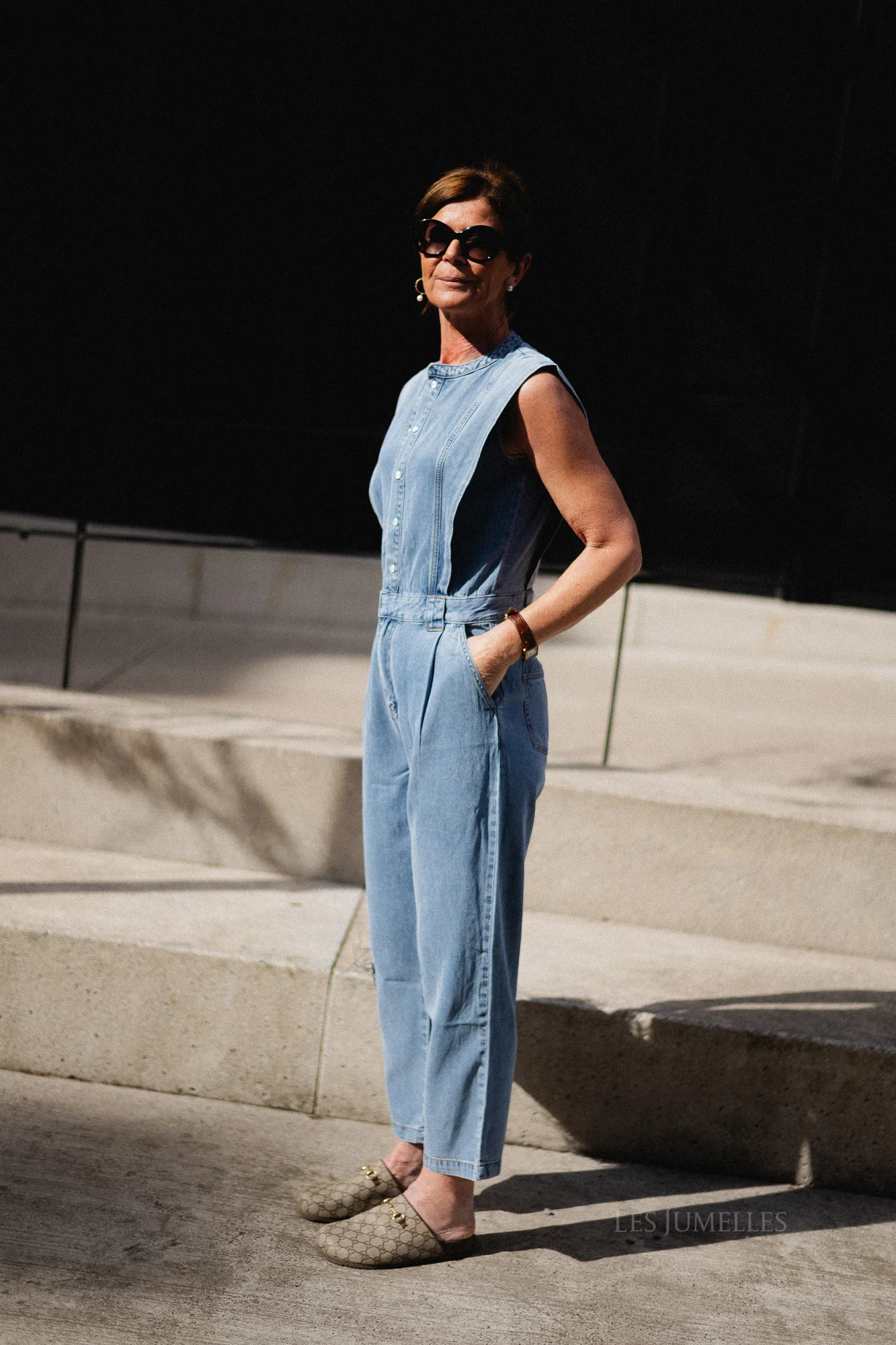 Tia jumpsuit light blue denim - Image 5