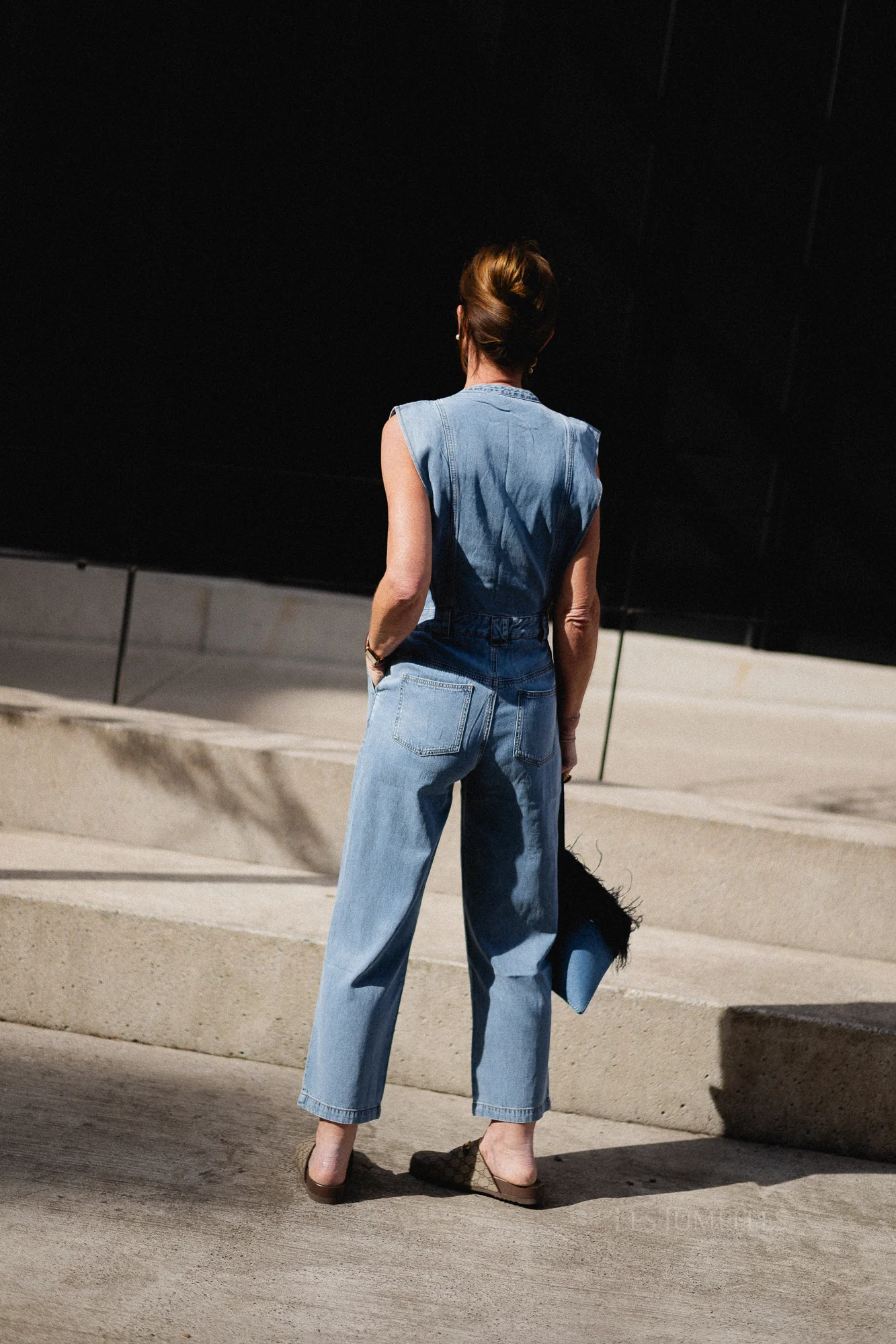 Tia jumpsuit light blue denim - Image 8