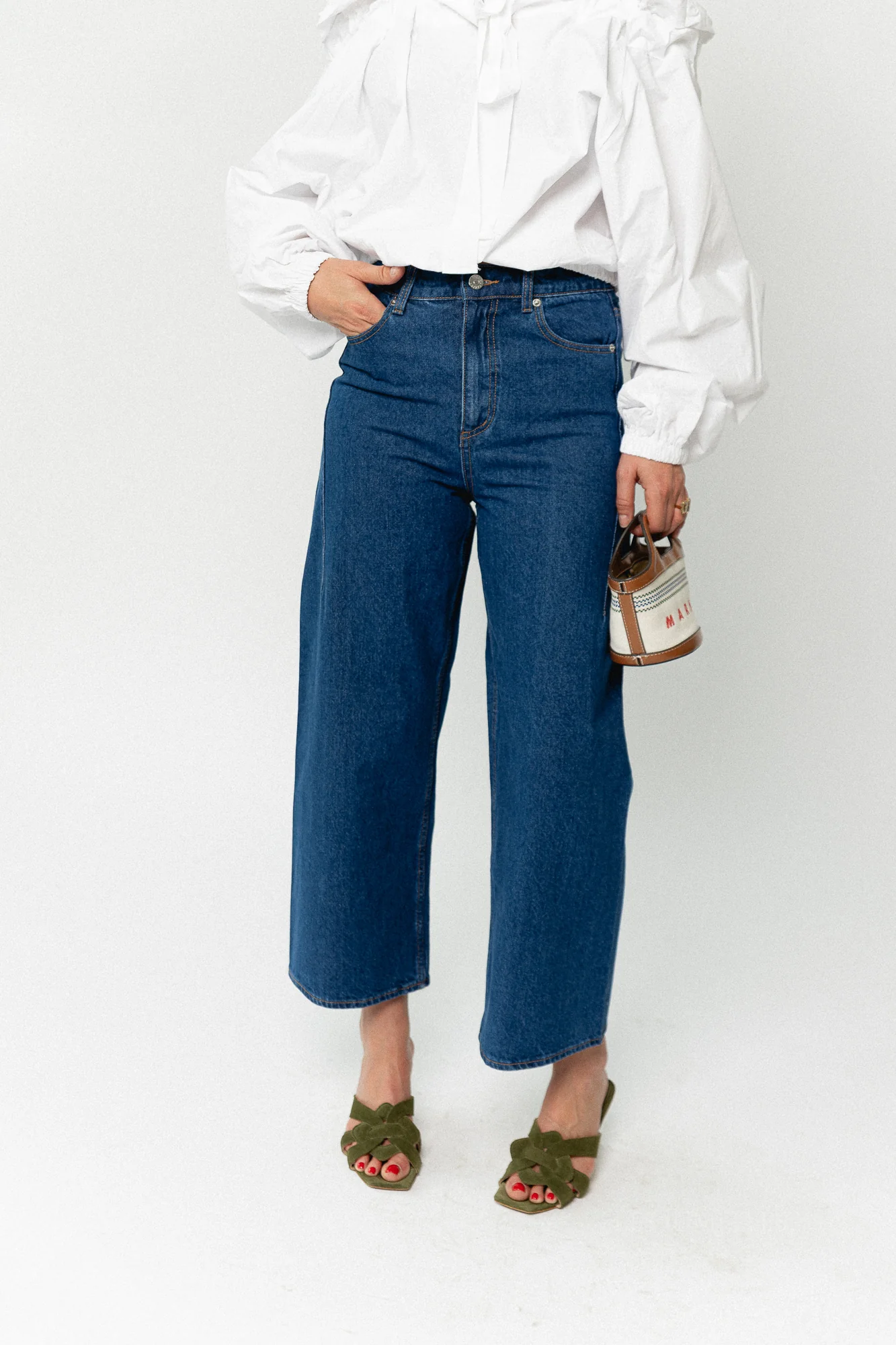 Tjara jeans mid blue denim - Image 9