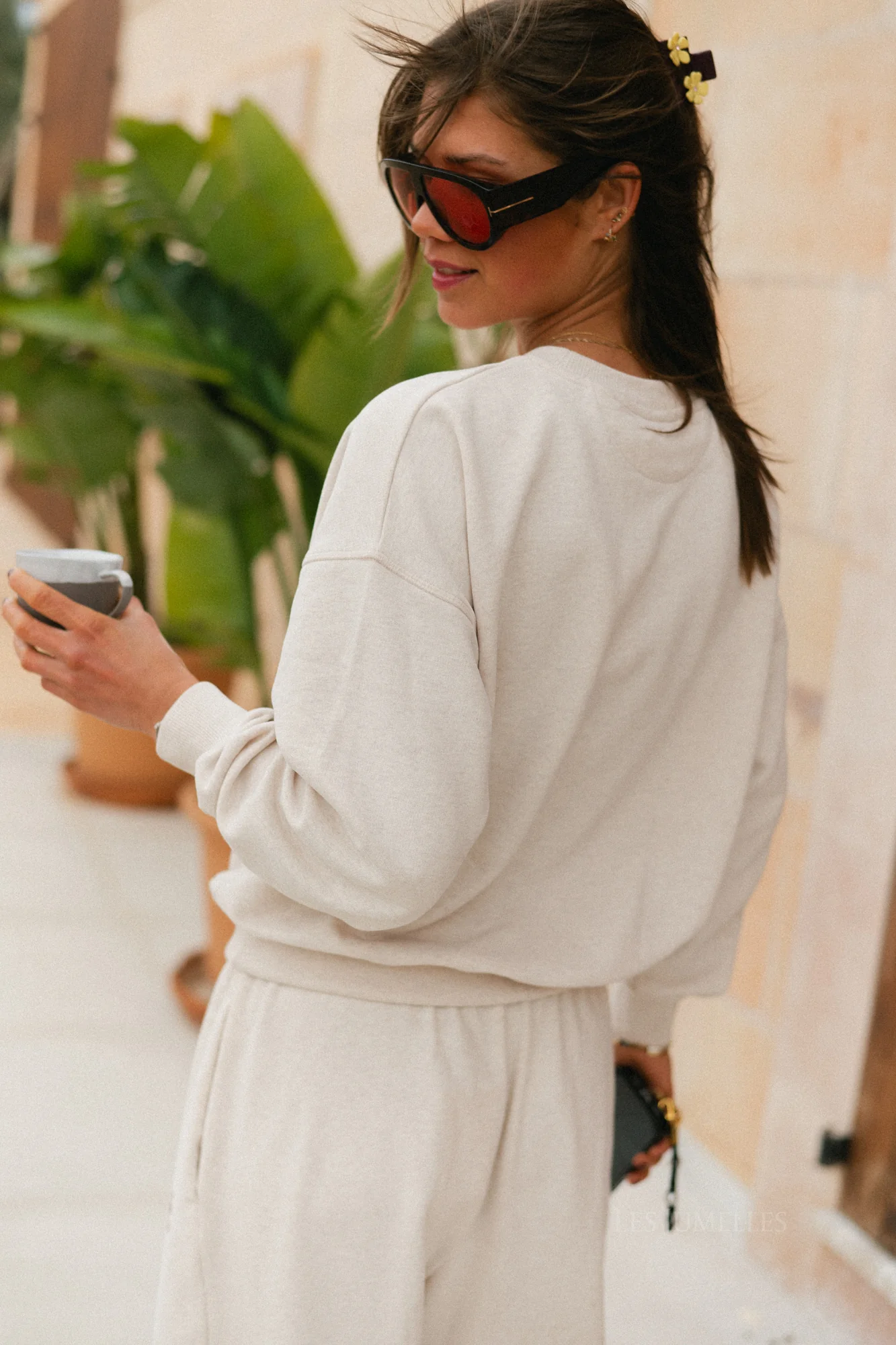 TNS Logo sweatshirt sand vigore - Image 4