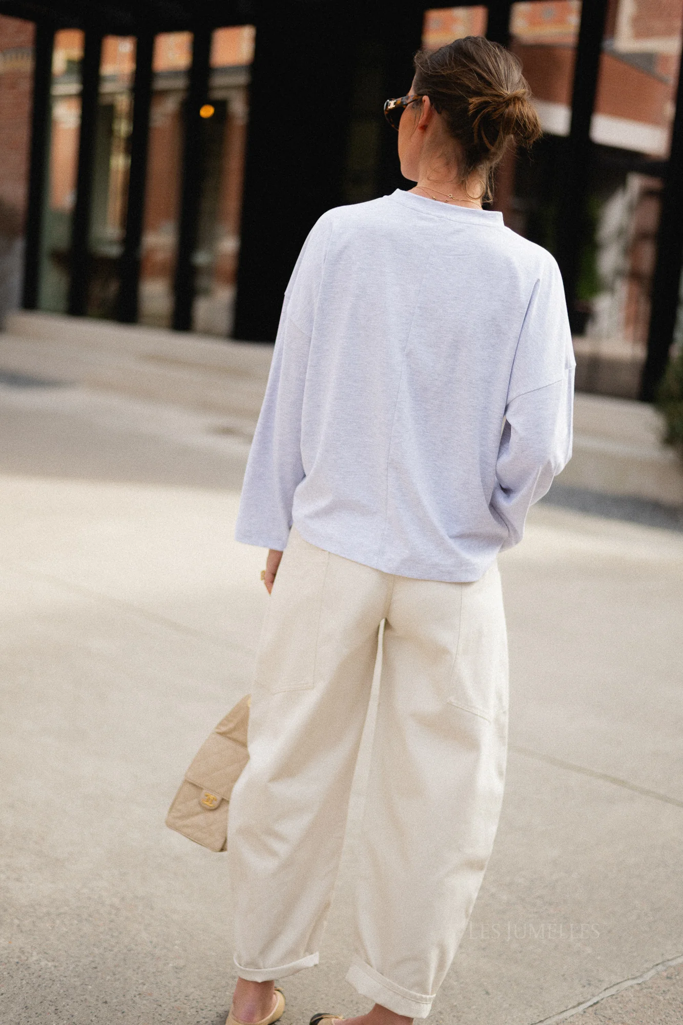 Topha barrel pants beige - Image 9