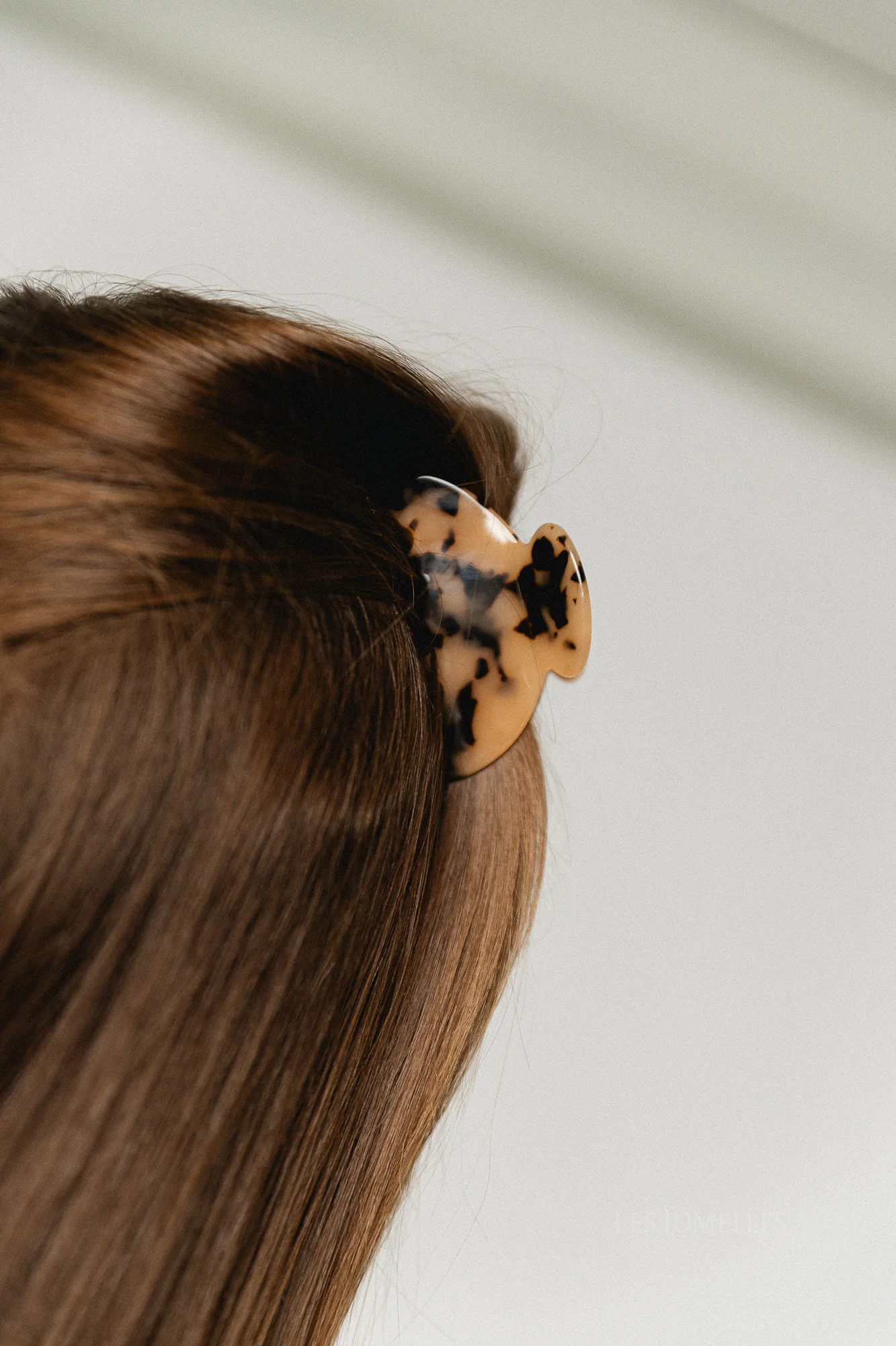 Tortoise hairclip beige - Image 3