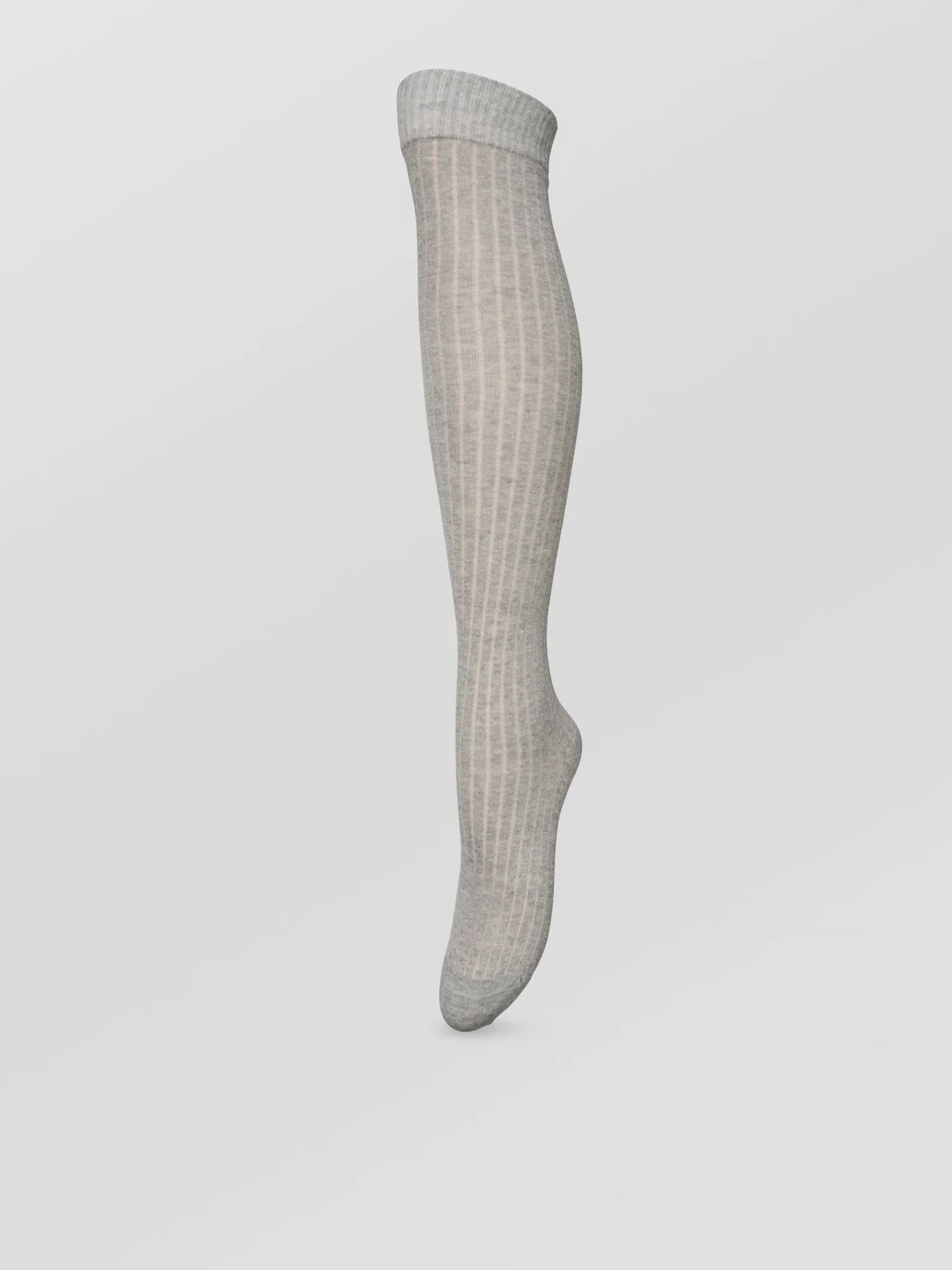 Uma knee sock light grey melange - Image 4