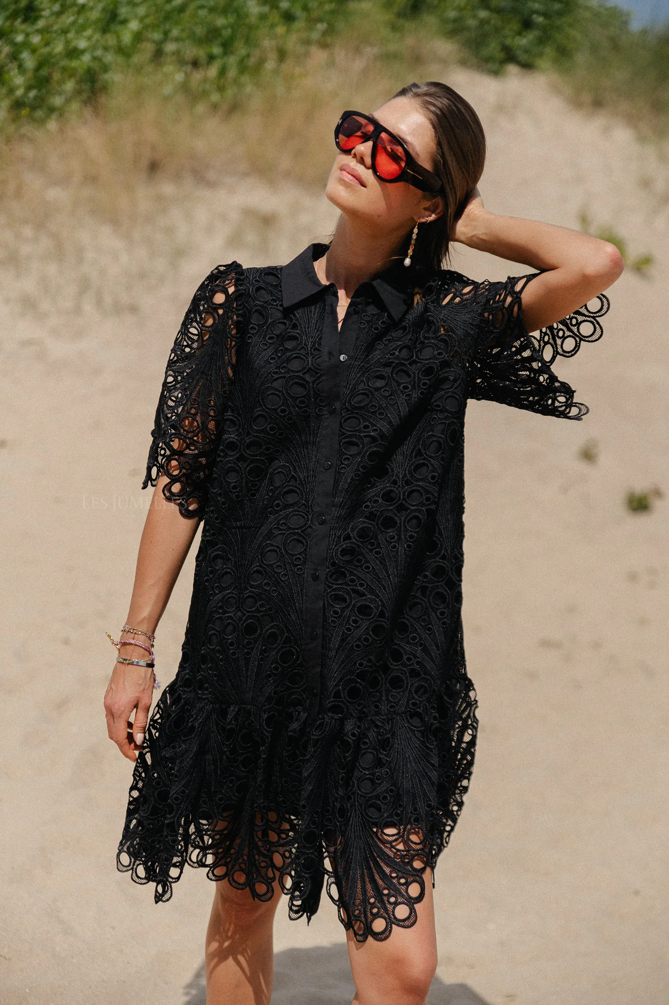 VIEden 2/4 knee dress black - Image 8