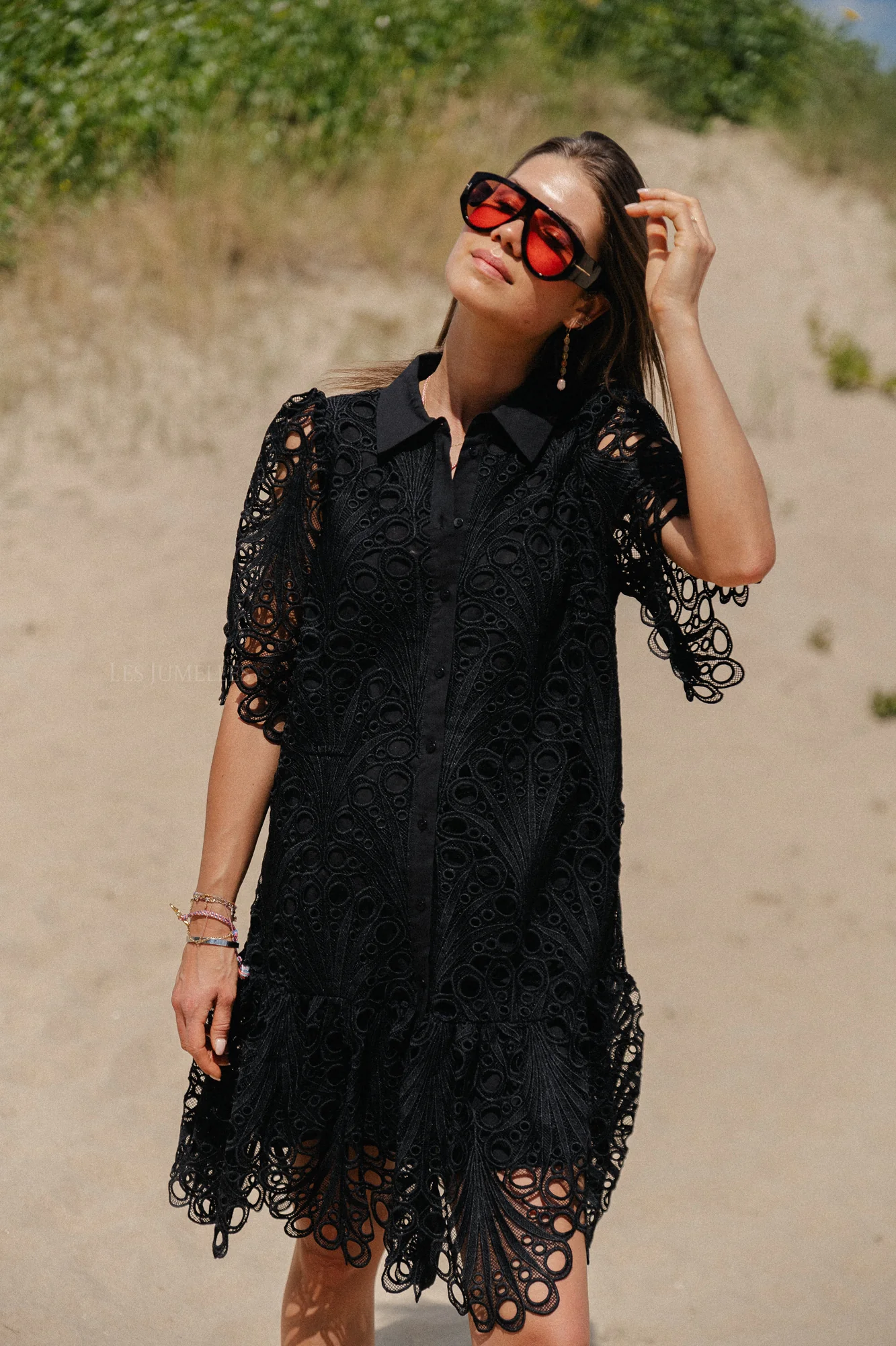 VIEden 2/4 knee dress black - Image 9