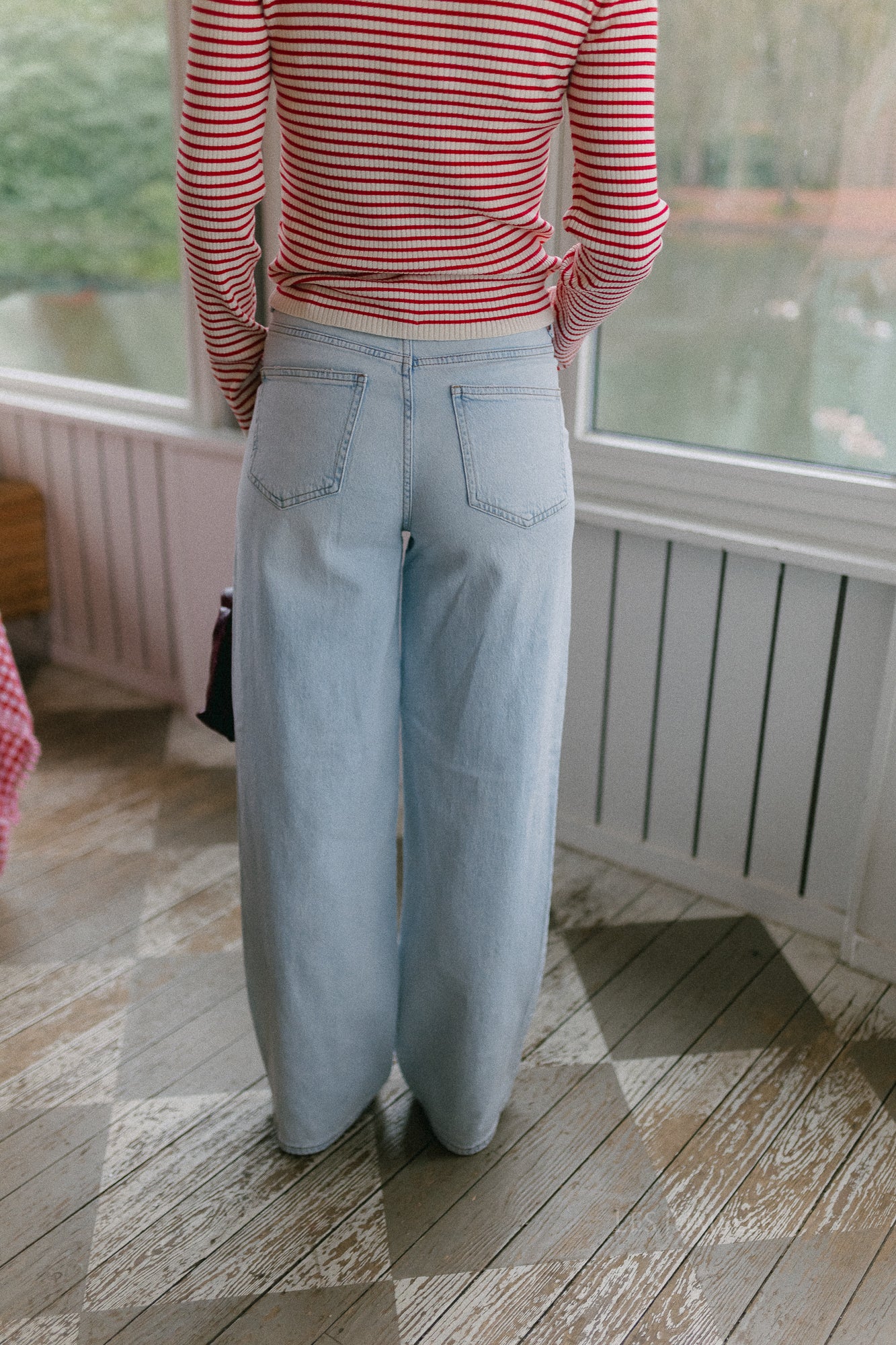 VIFreya JAF HW wide jeans light blue denim - Image 3