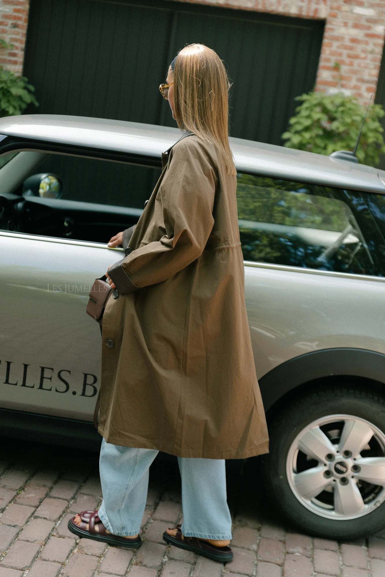 VIHella long coat coffee bean - Image 6