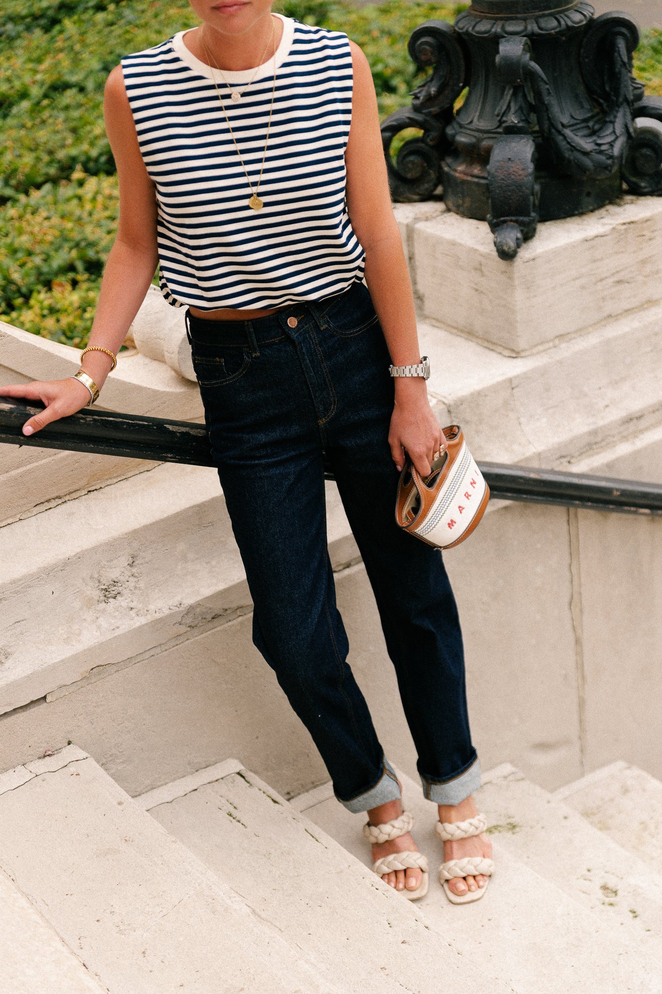 VIKelly JAF HW straight jeans dark blue denim - Image 14