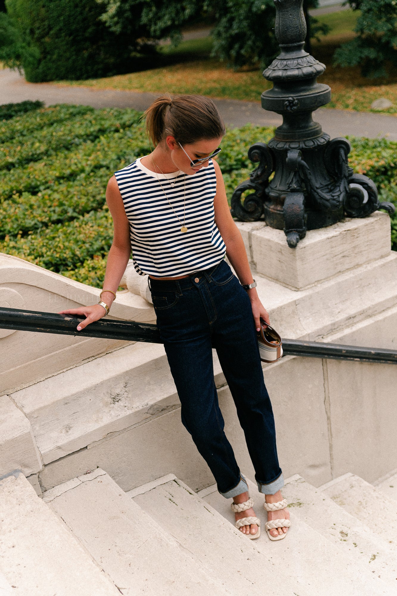 VIKelly JAF HW straight jeans dark blue denim - Image 2