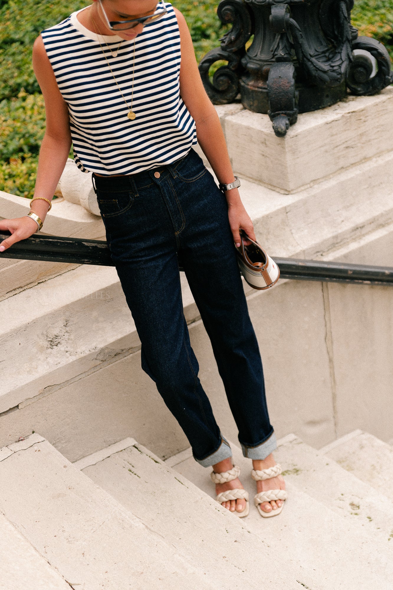 VIKelly JAF HW straight jeans dark blue denim - Image 5