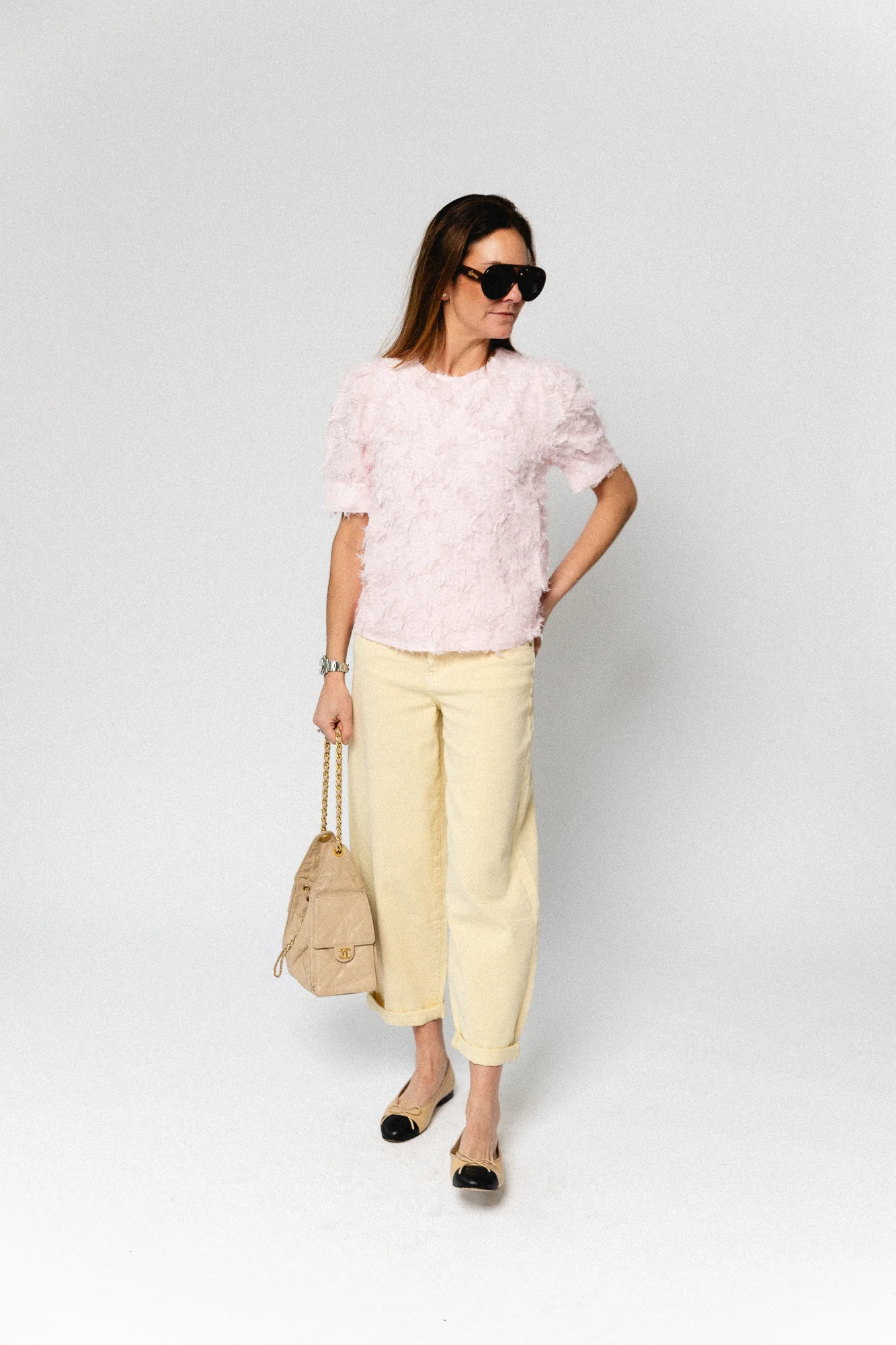 VILacila O-neck 2/4 top cherry blossom - Image 3