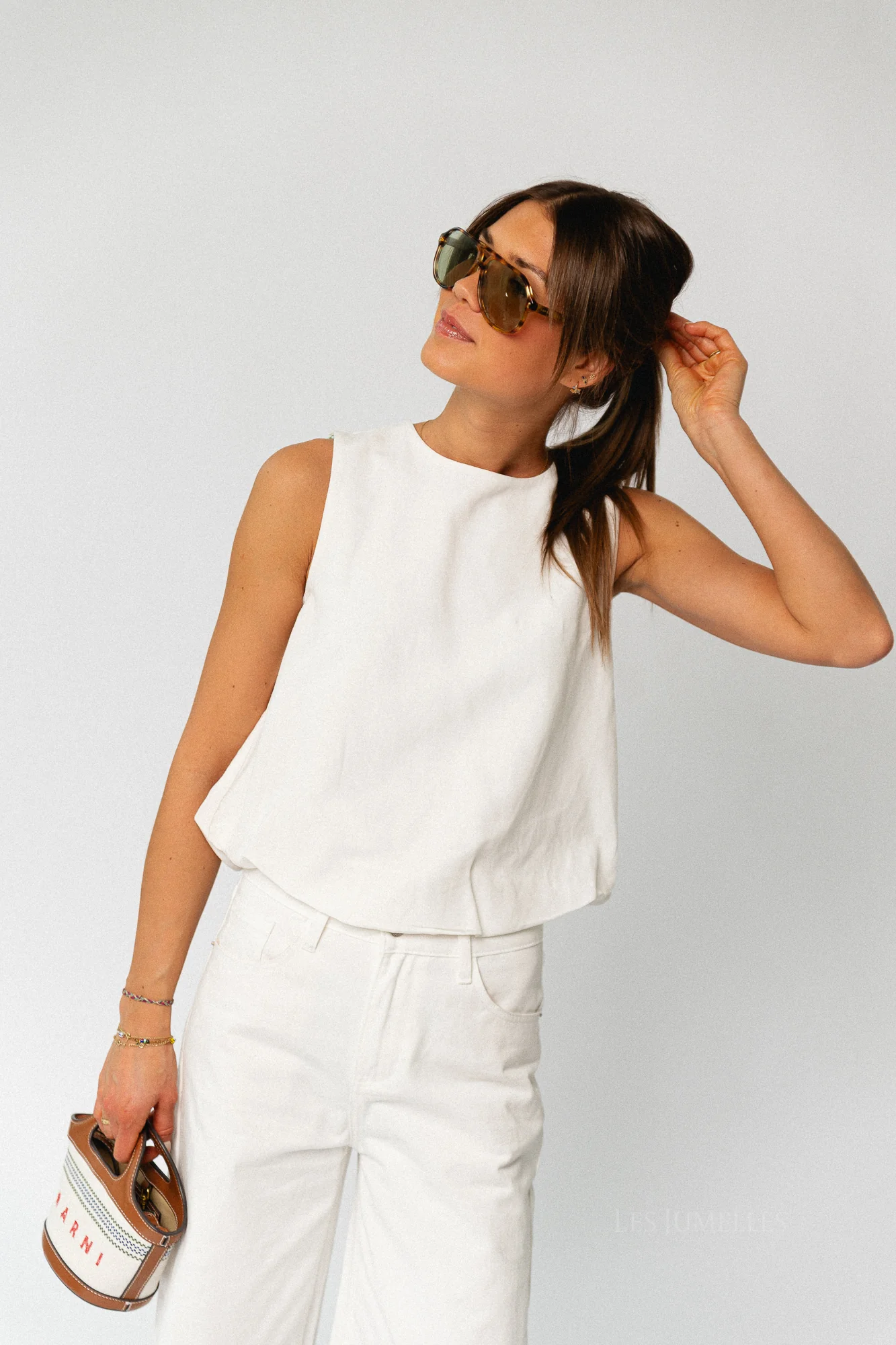 VIPrisilla O-neck SL balloon top snow white - Image 9