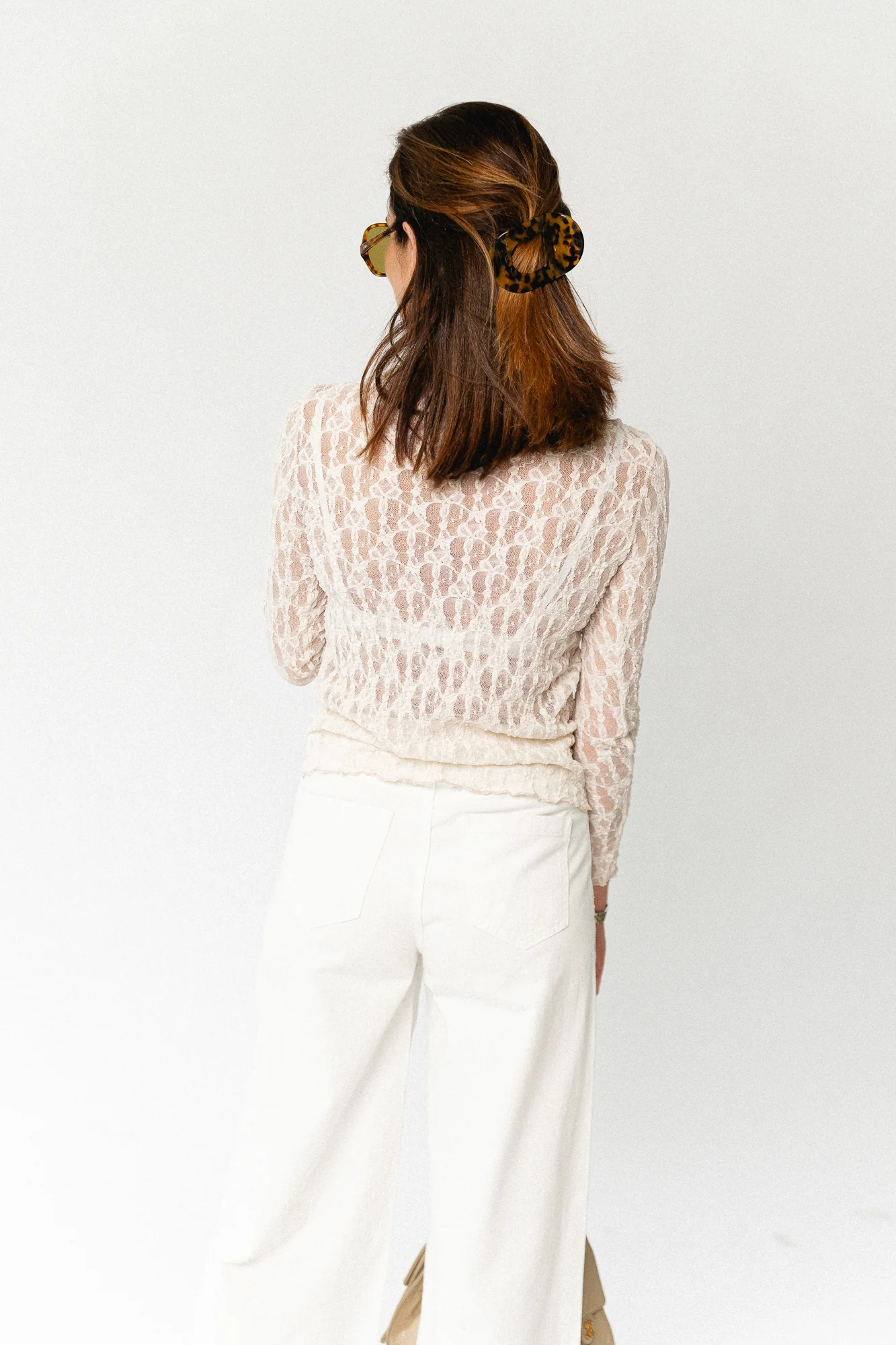Vivienne LS lace top birch - Image 4