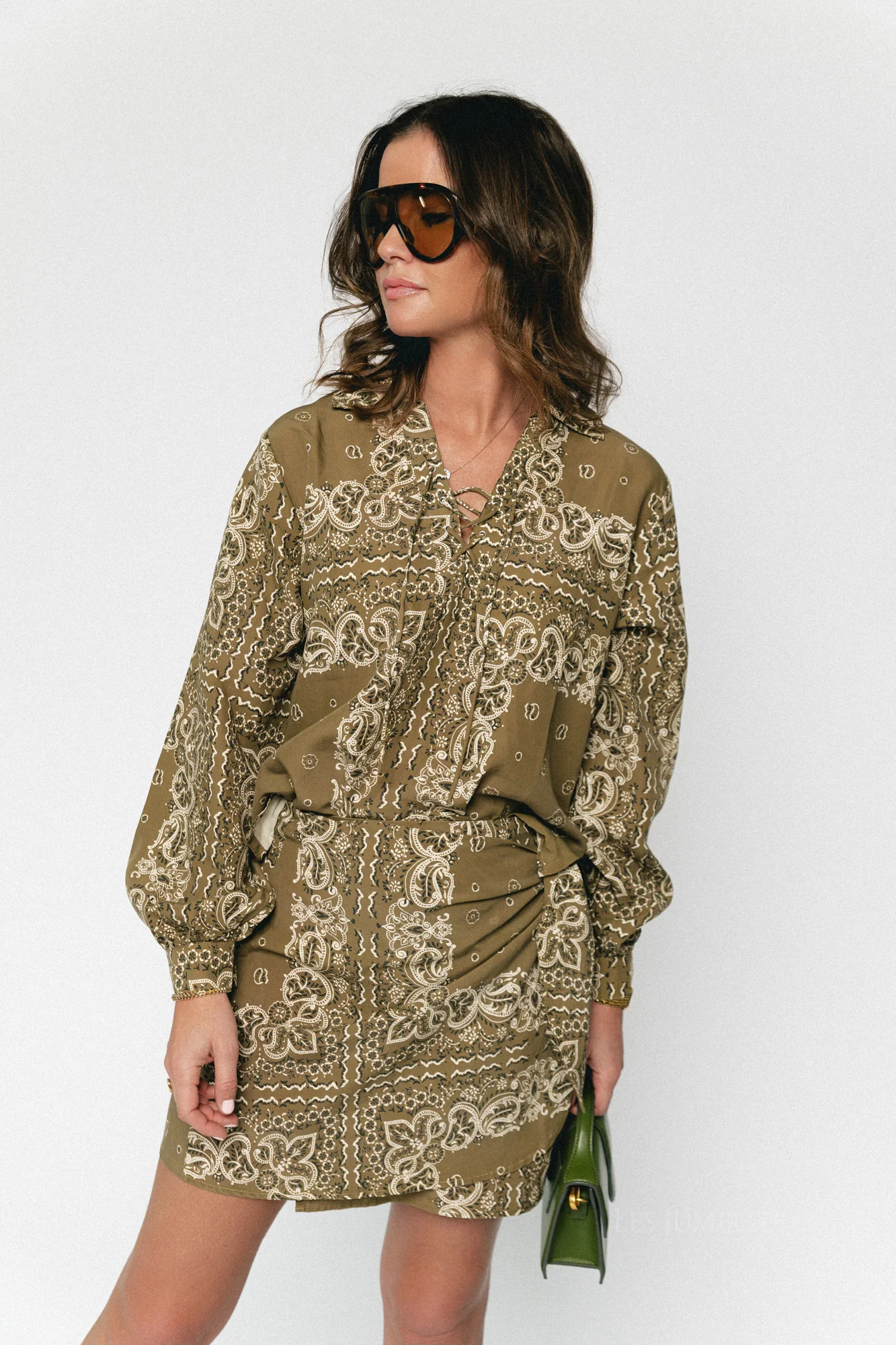 Waterlily shirt bandana print - Image 4
