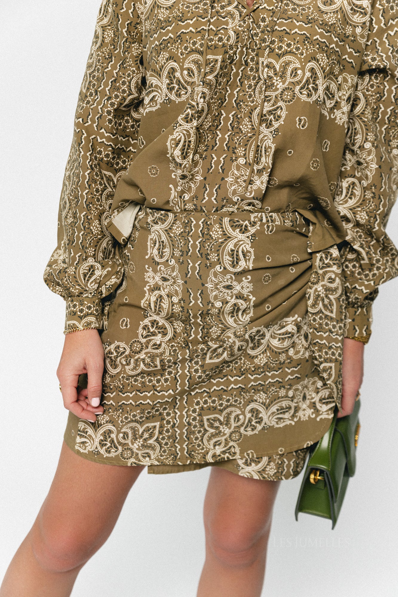 Waterlily skirt bandana print - Image 2