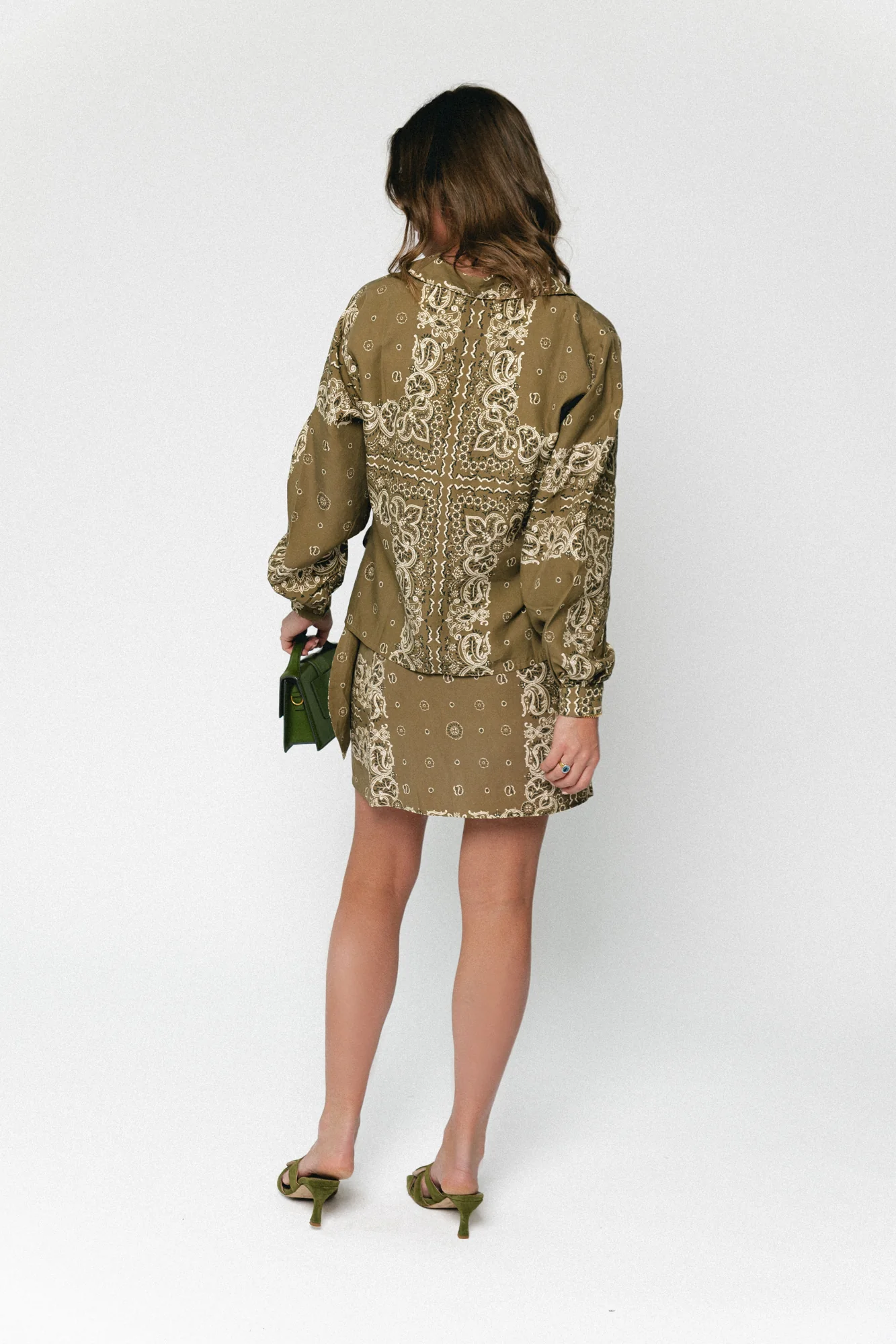 Waterlily skirt bandana print - Image 7