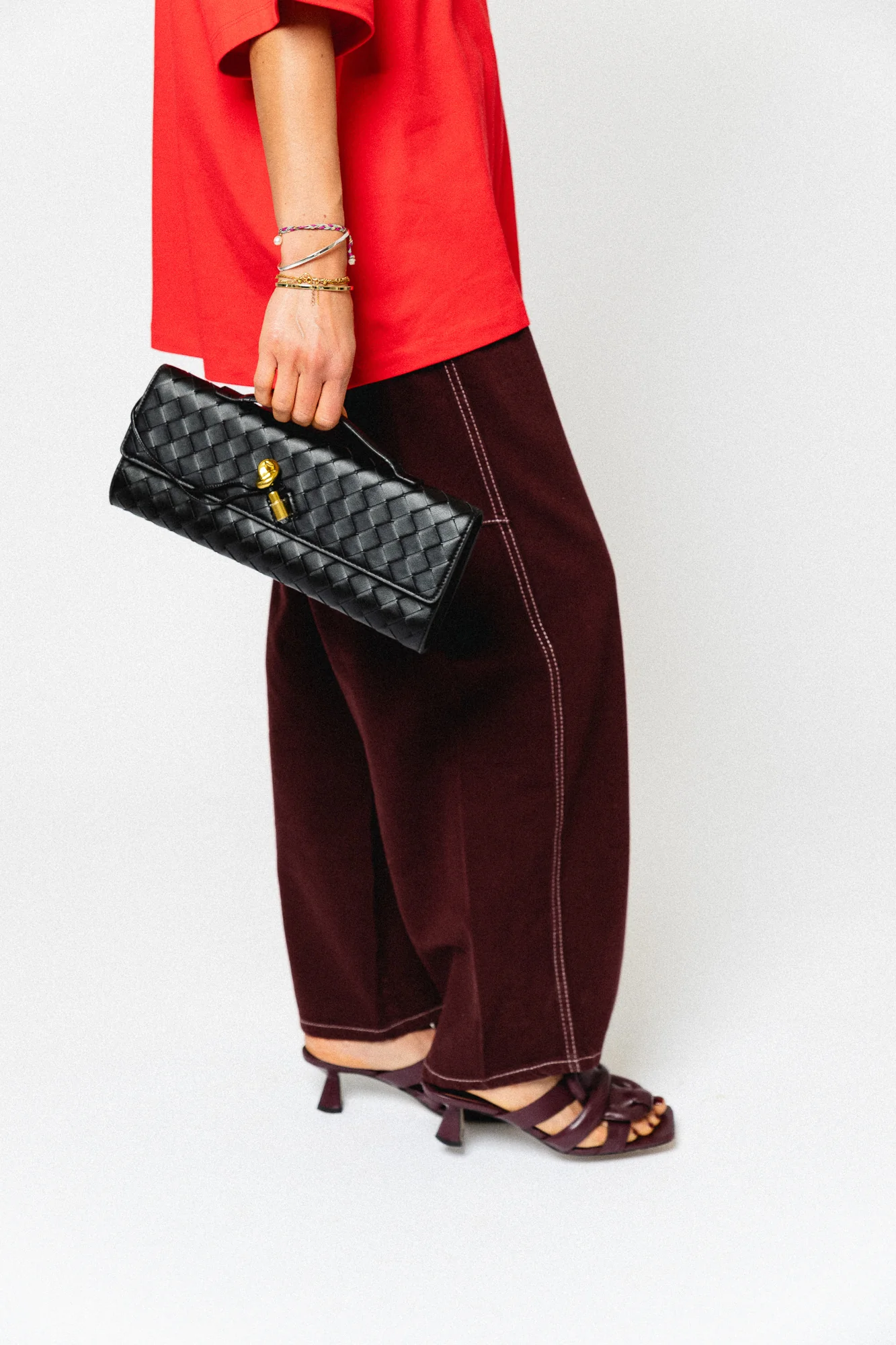 Willow denim pants plum - Image 7