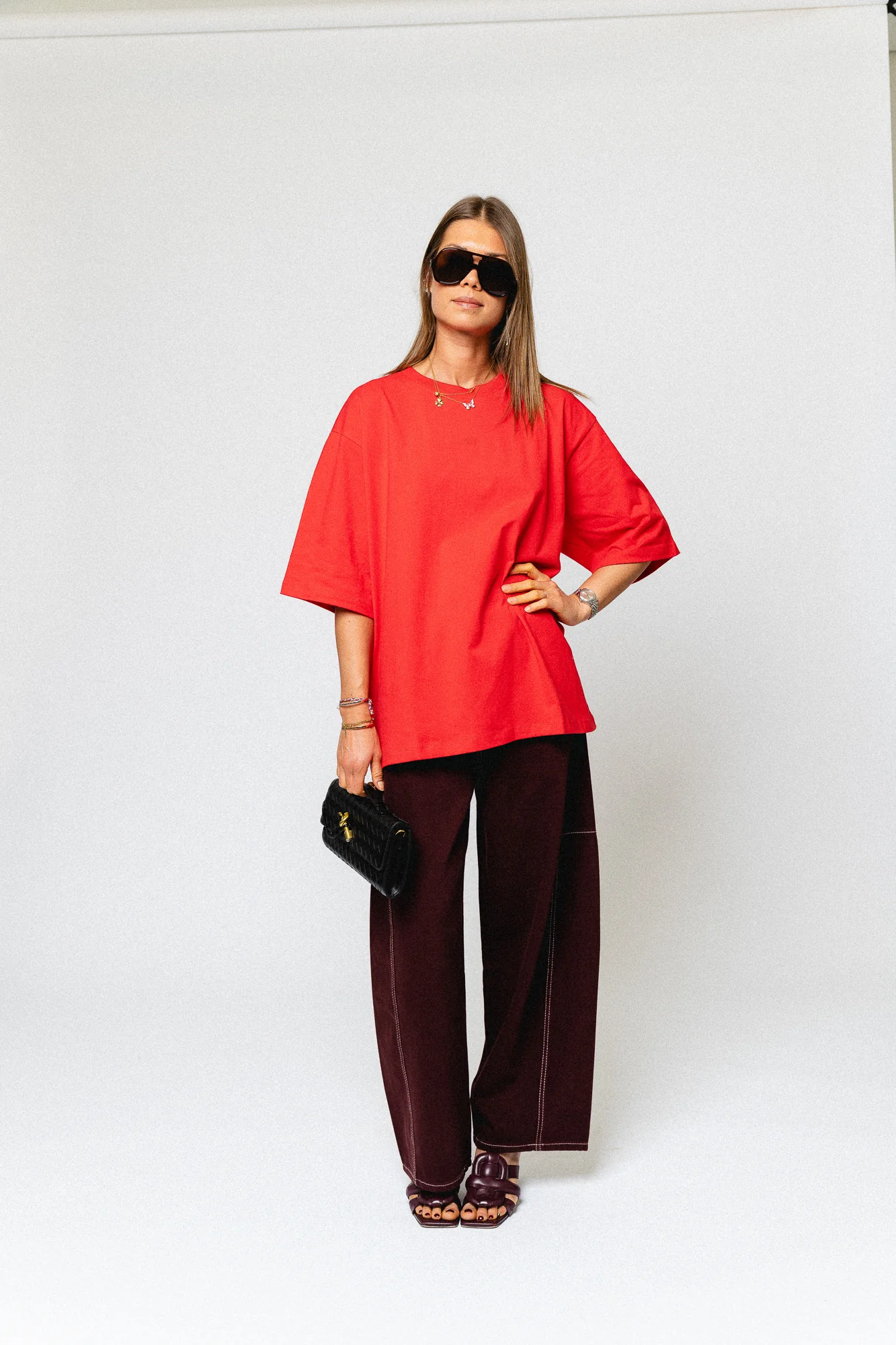 Willow denim pants plum - Image 9