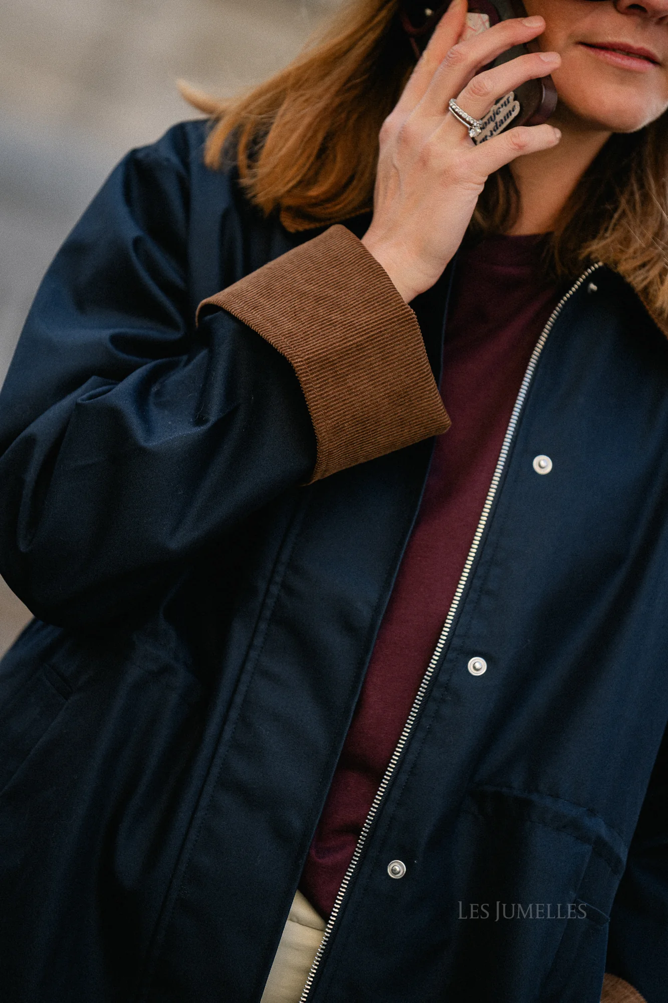 YASAnca LS parka jacket navy blazer - Image 11