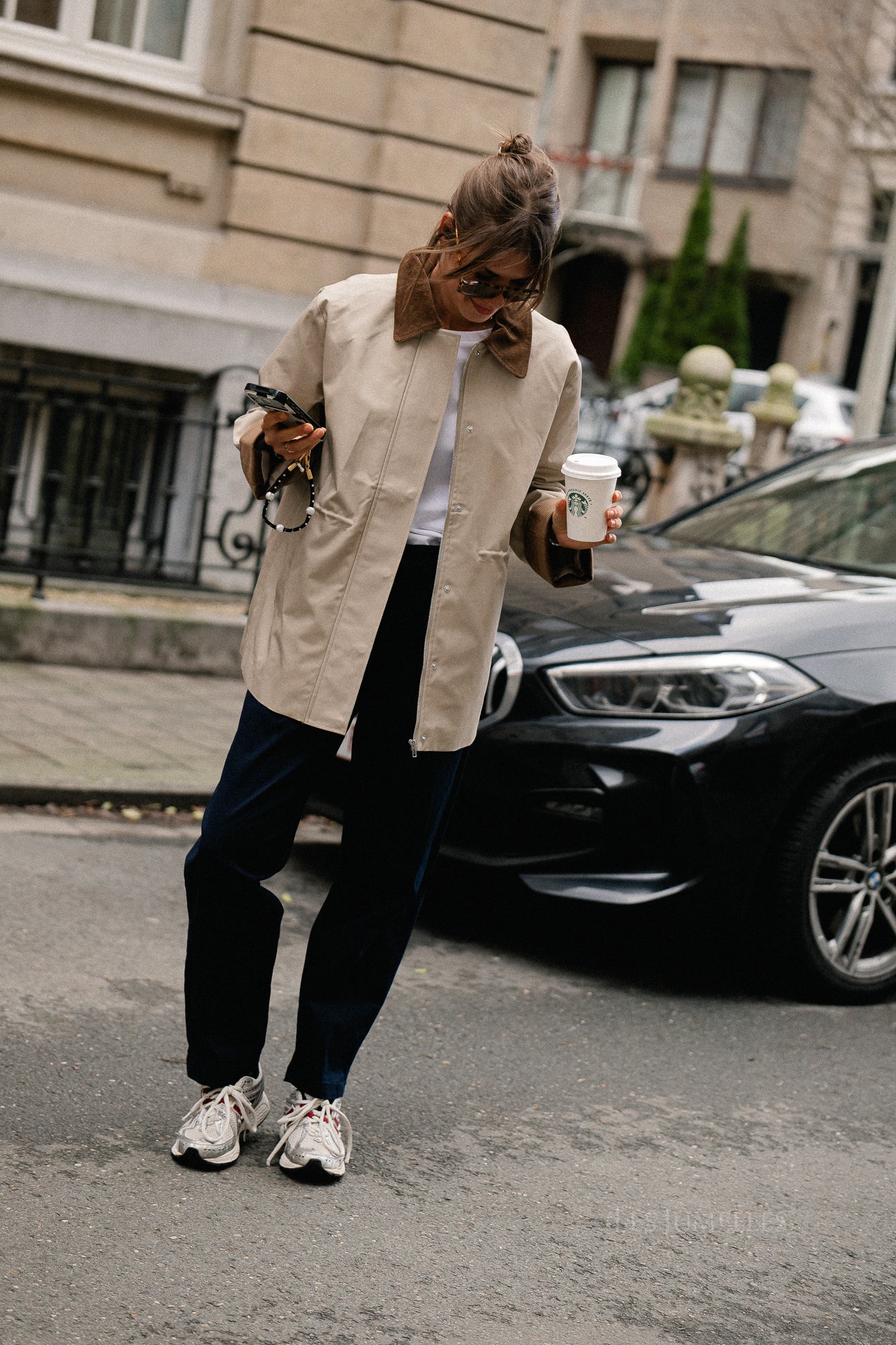 YASAnca LS parka jacket oxford tan - Image 10