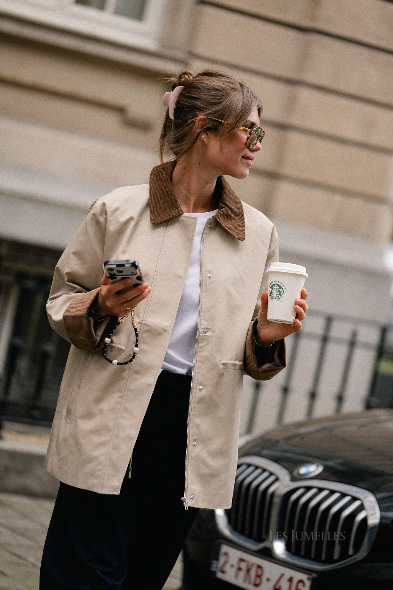 YASAnca LS parka jacket oxford tan - Image 14