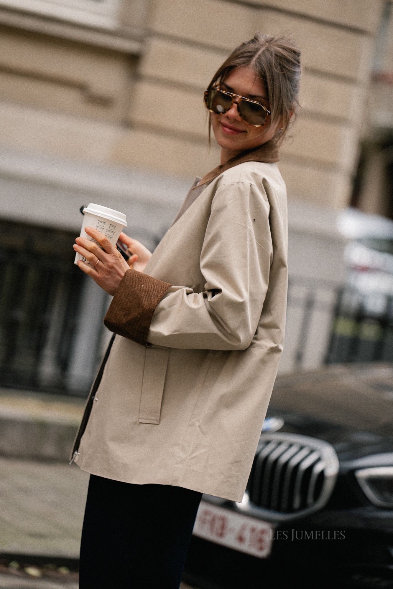 YASAnca LS parka jacket oxford tan - Image 7