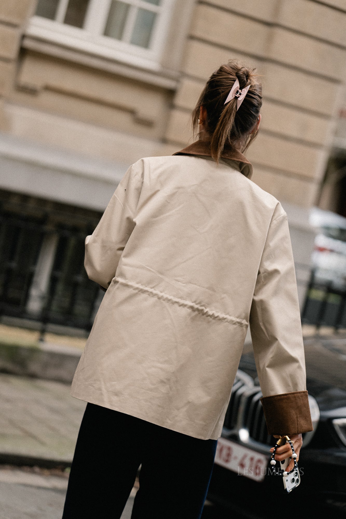 YASAnca LS parka jacket oxford tan - Image 8