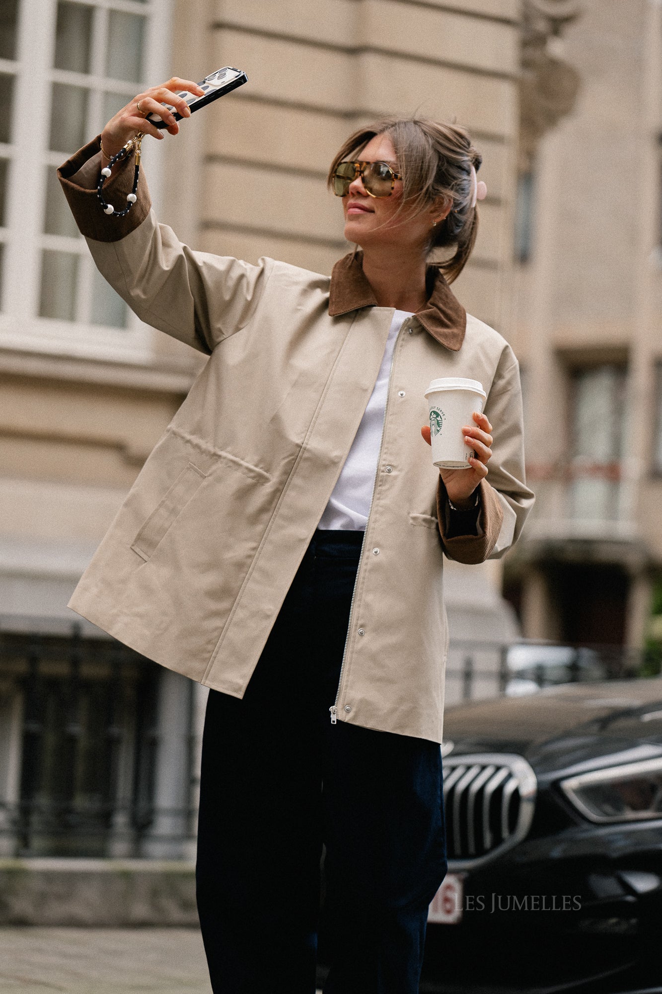 YASAnca LS parka jacket oxford tan - Image 9