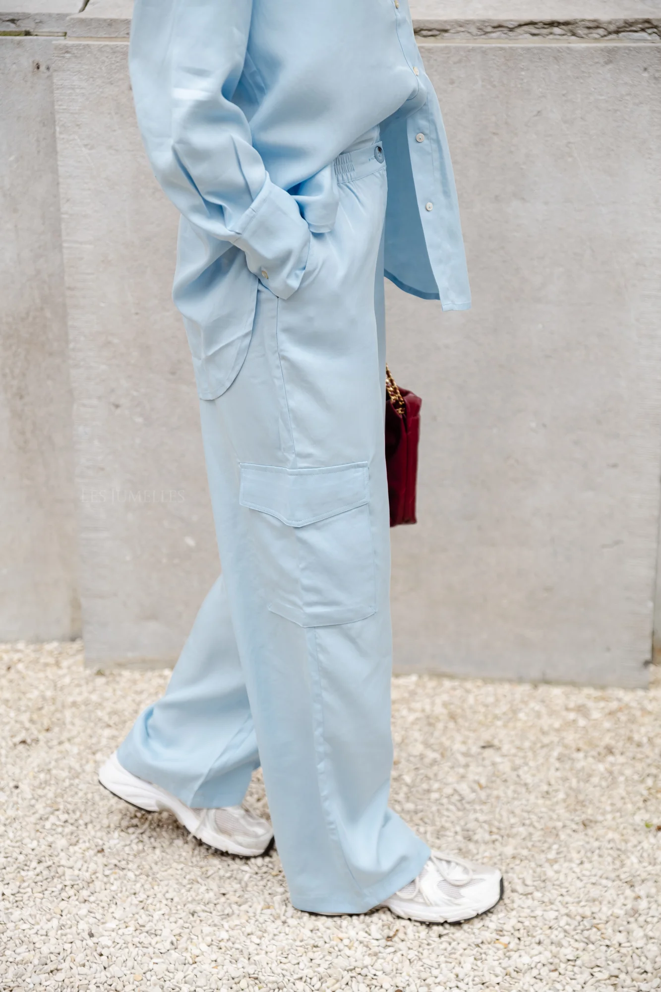 YasBamboo HMW pant elastic clear sky - Image 6