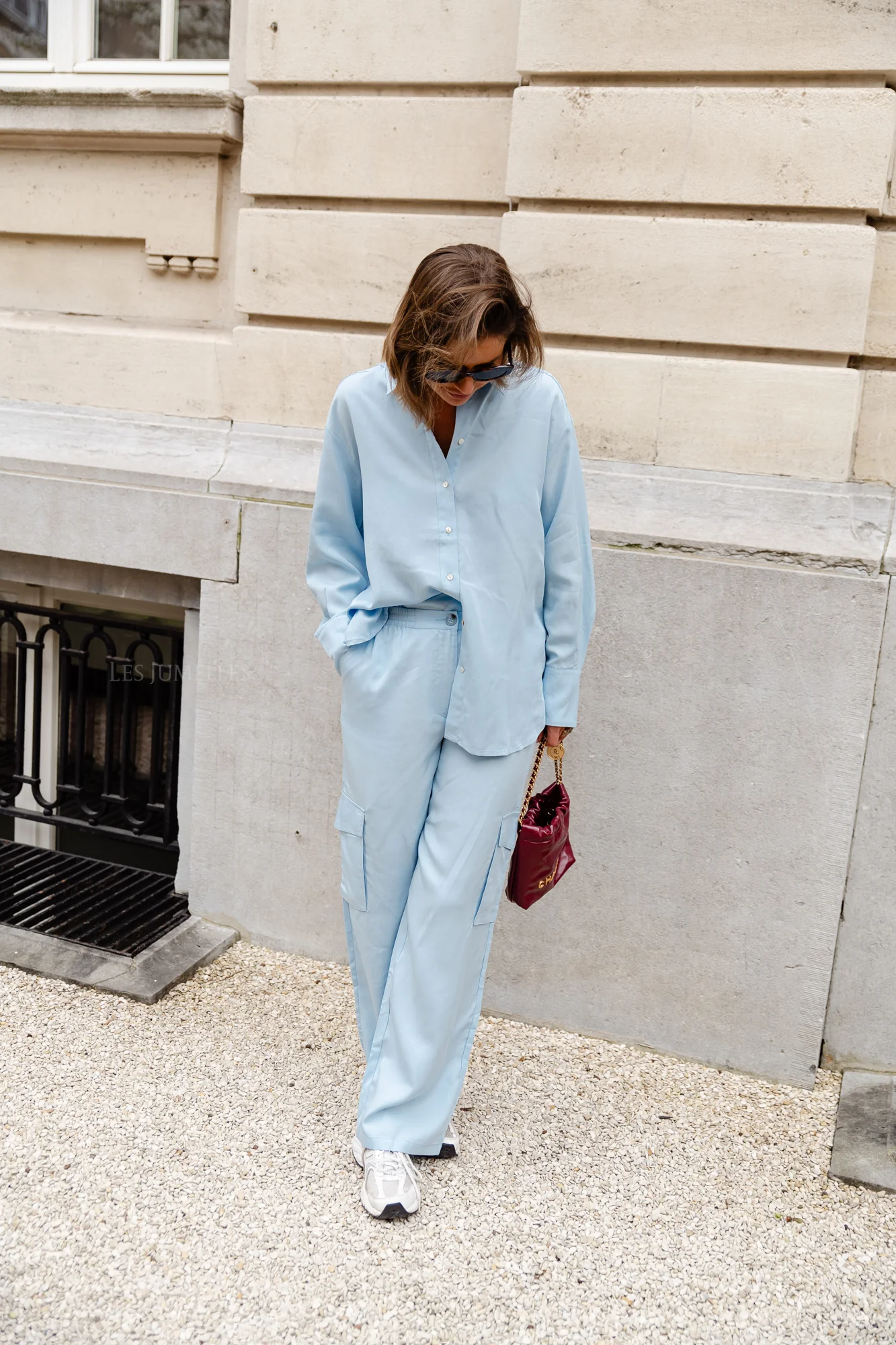 YasBamboo HMW pant elastic clear sky - Image 7