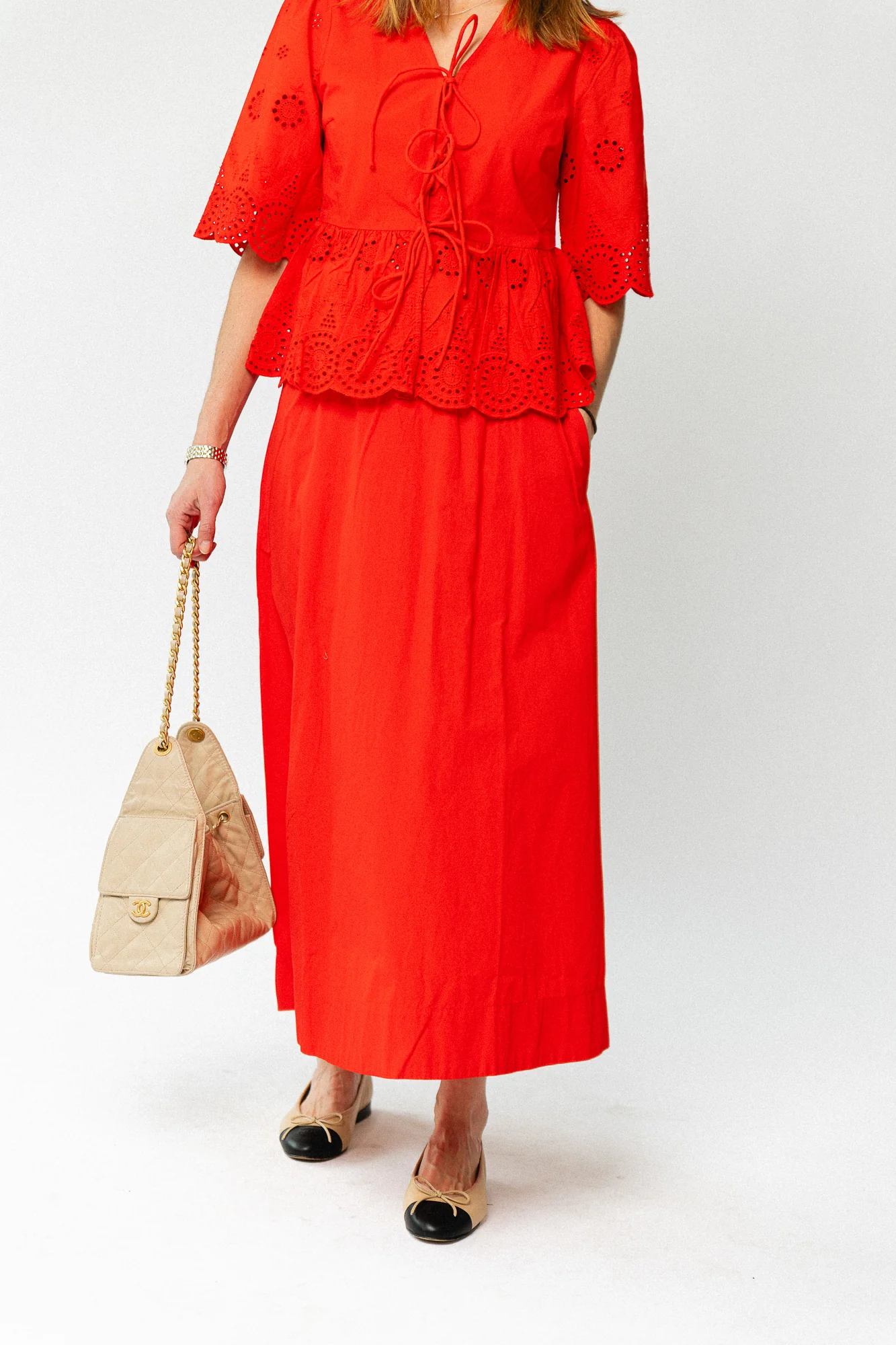 YASColea HW ankle skirt noos fiery red - Image 10