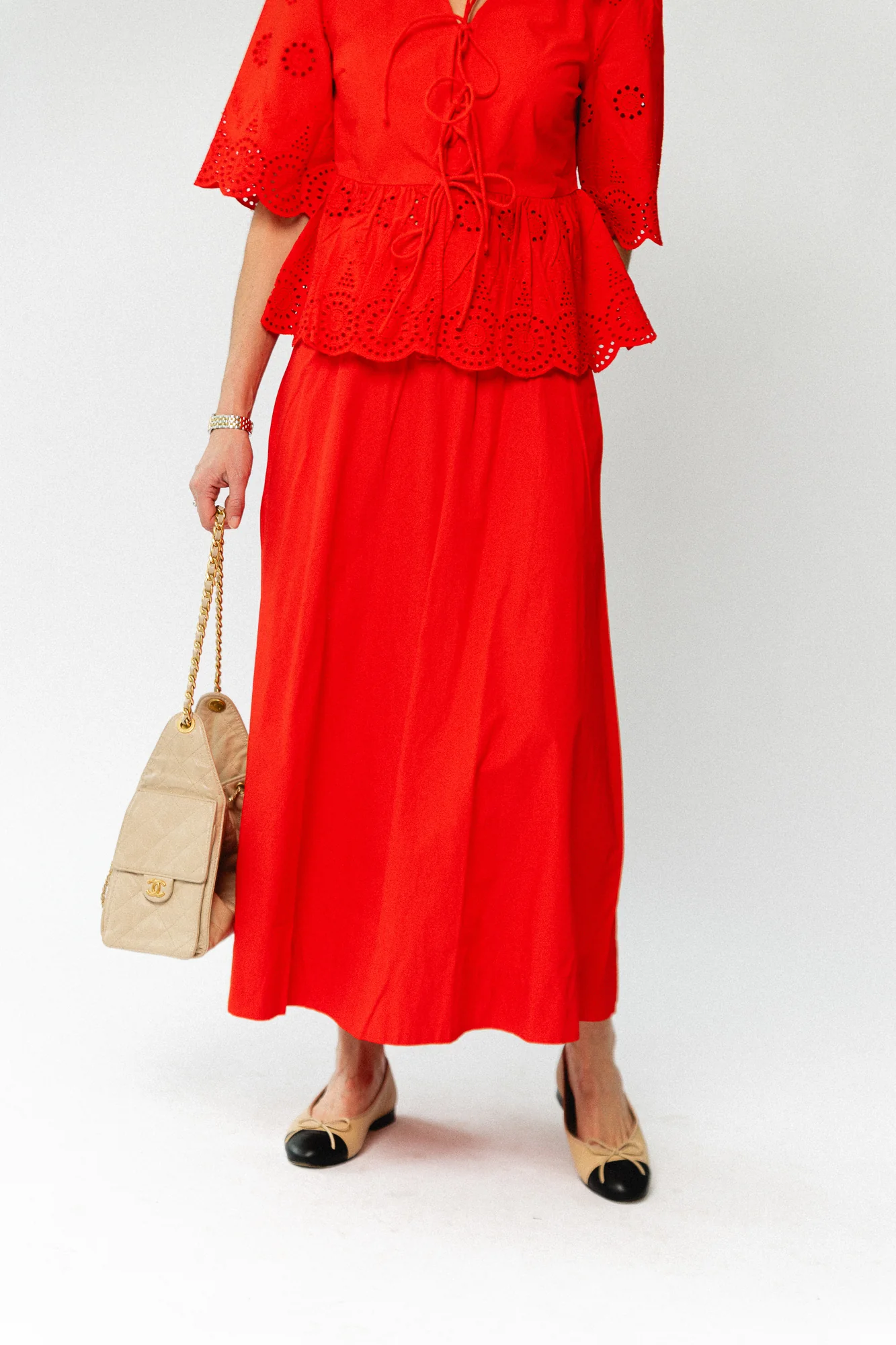 YASColea HW ankle skirt noos fiery red - Image 6