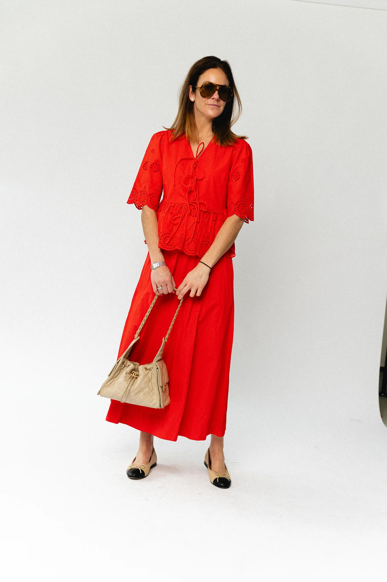 YASColea HW ankle skirt noos fiery red - Image 7