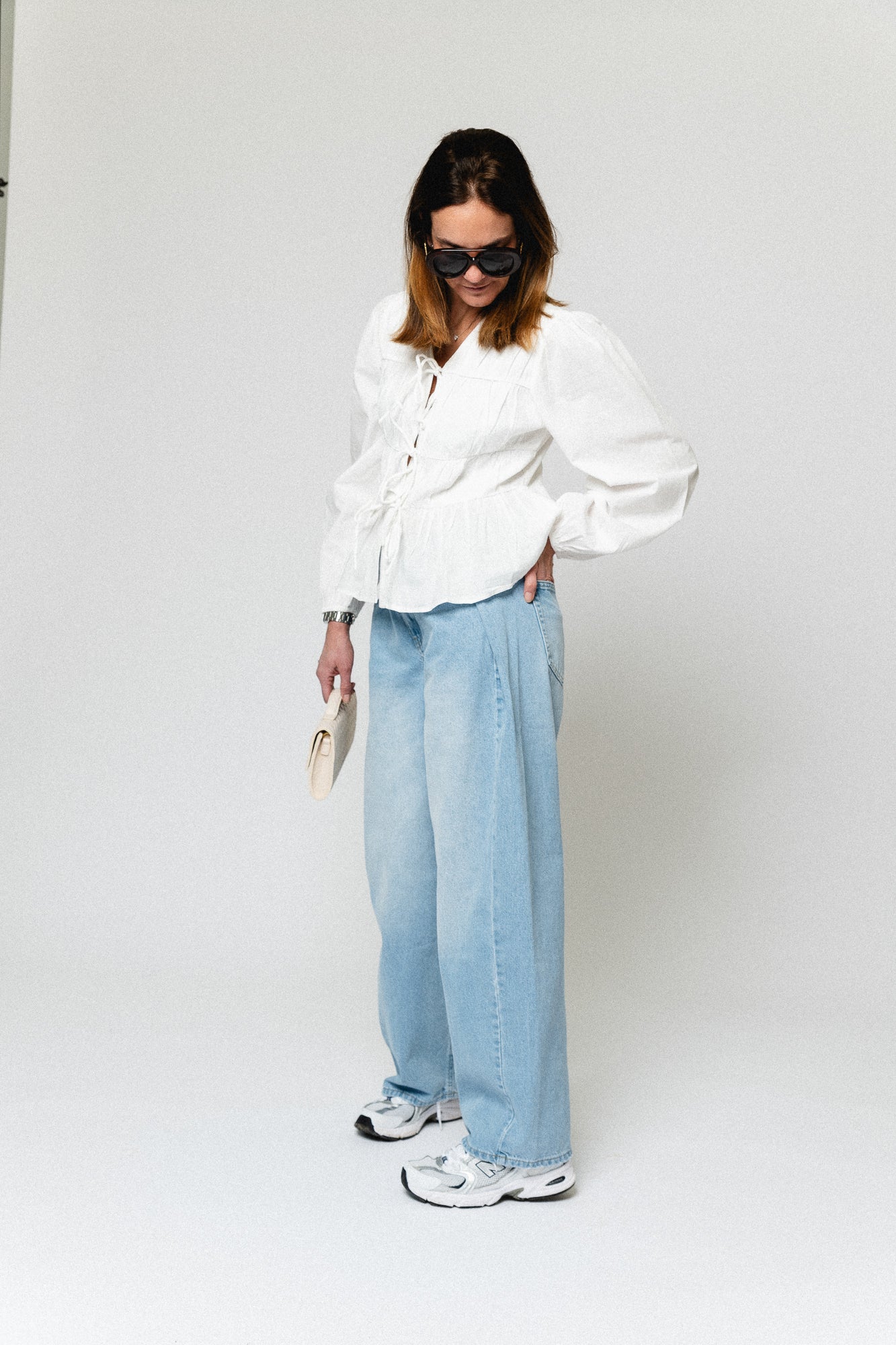 YASEbba LS top star white - Image 2
