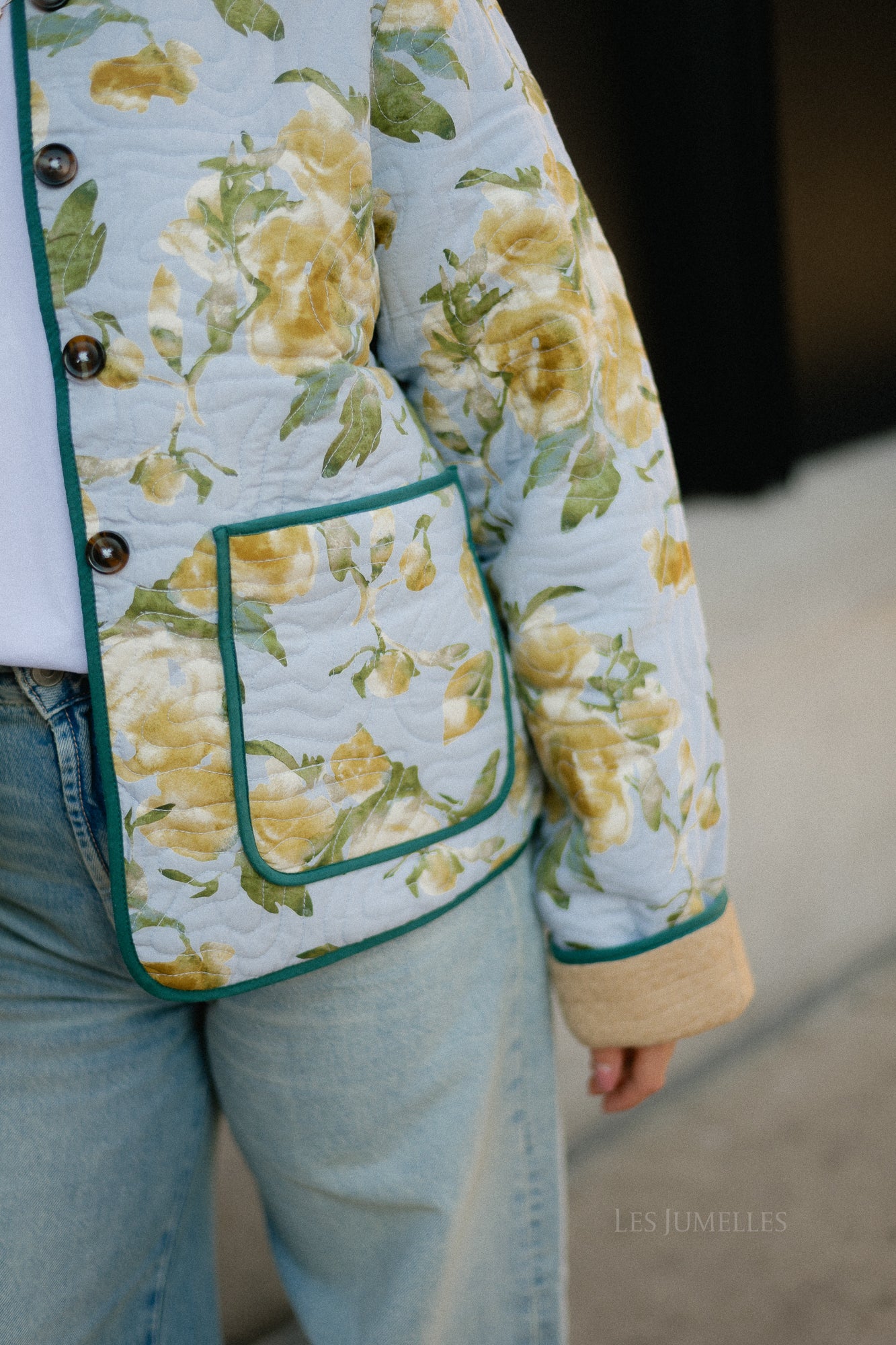 YASMatira LS quilted jacket - skyway/matira - Image 4