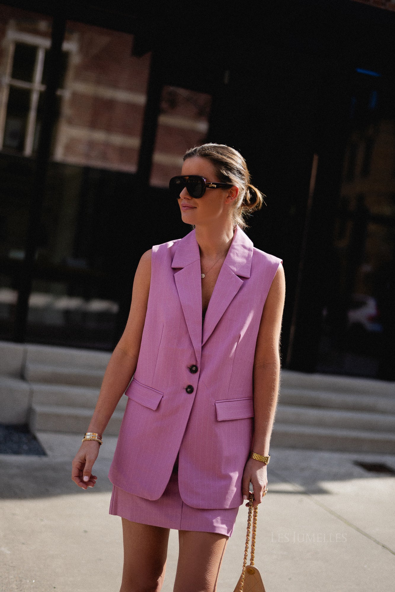 YASTumla SL waistcoat moonlite mauve - Image 3
