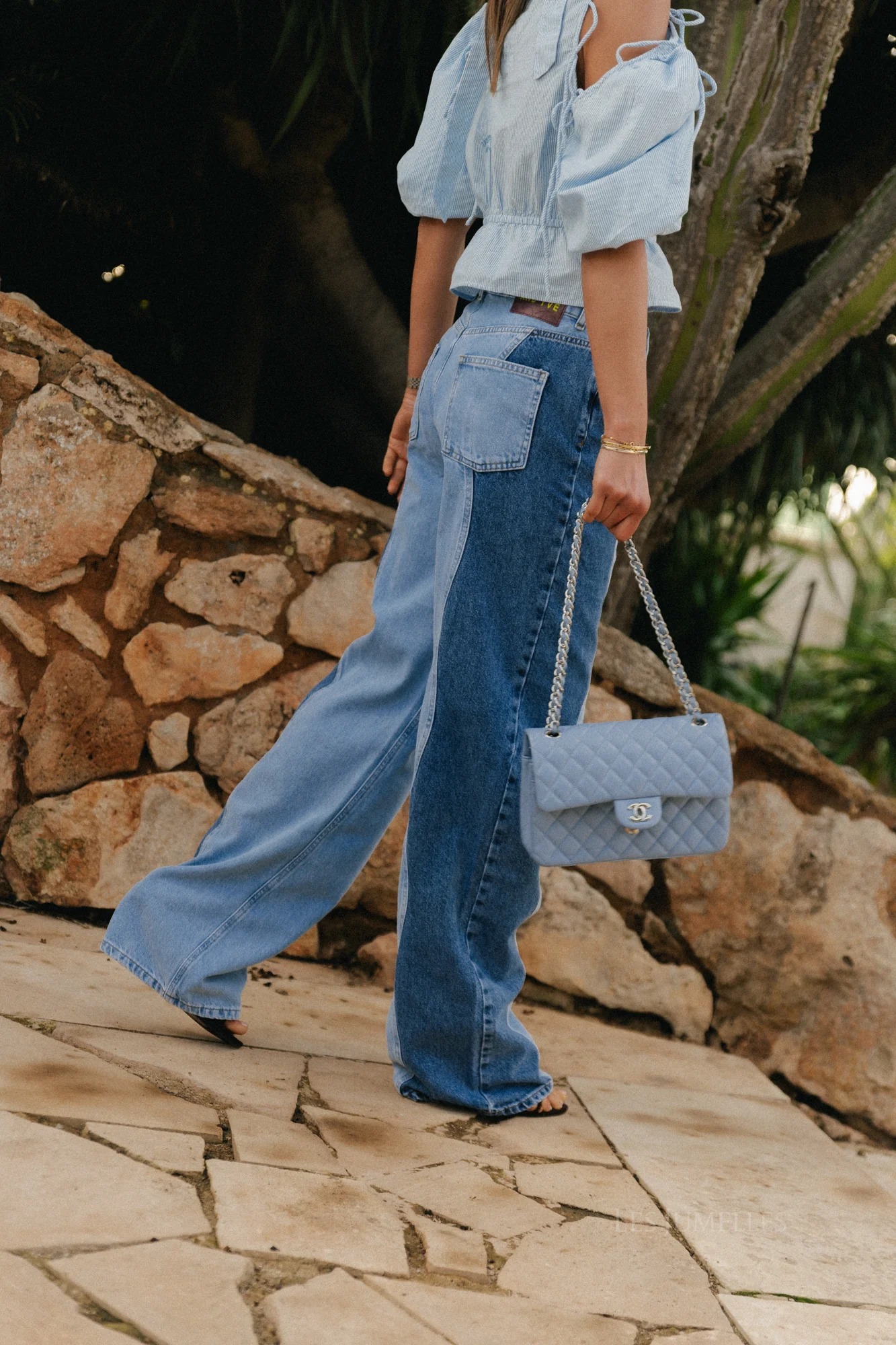 Yve pants light/mid blue - Image 4