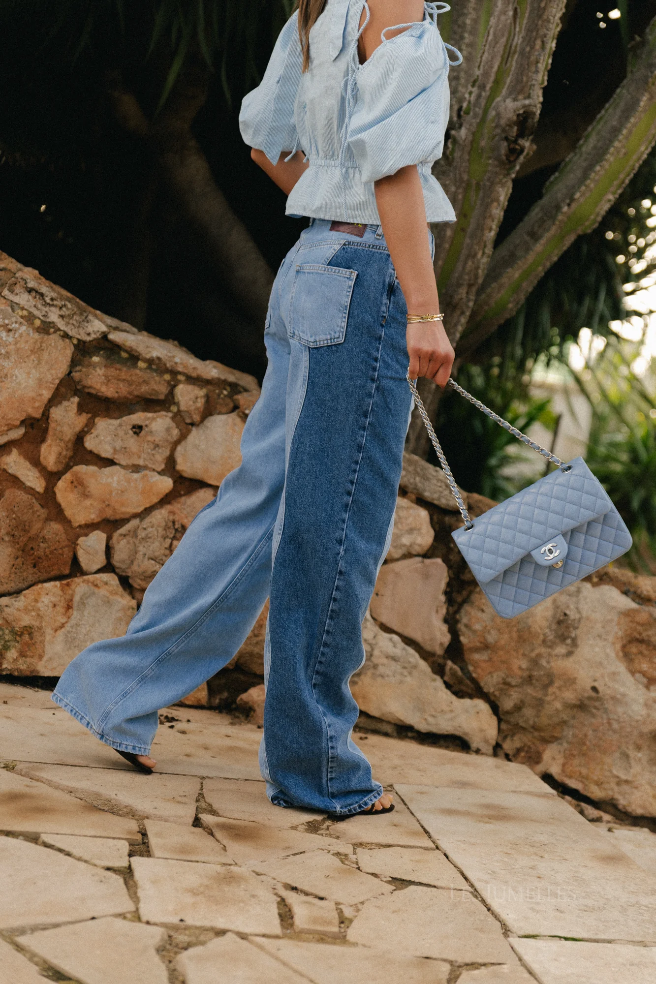 Yve pants light/mid blue - Image 9